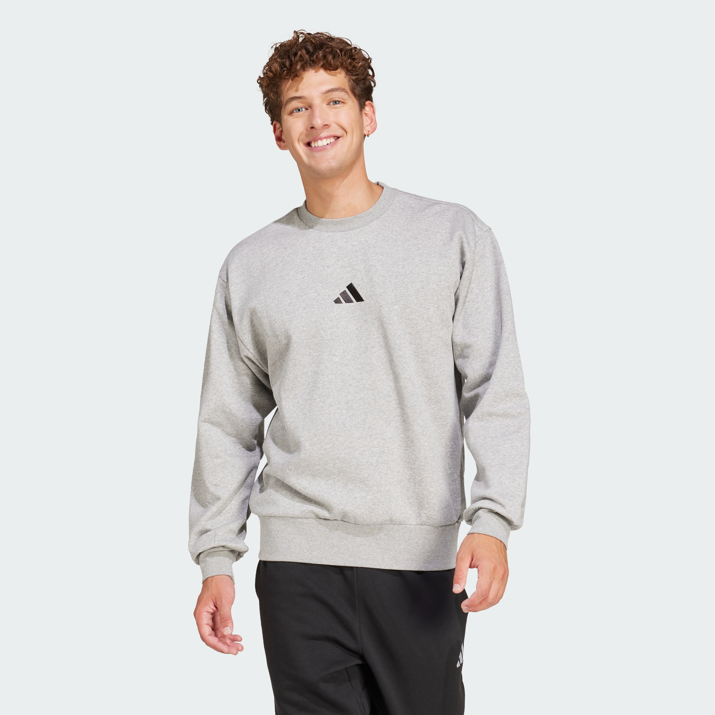 adidas Sportswear AU Men Essentials Feelcozy Fleece Sweatshirt