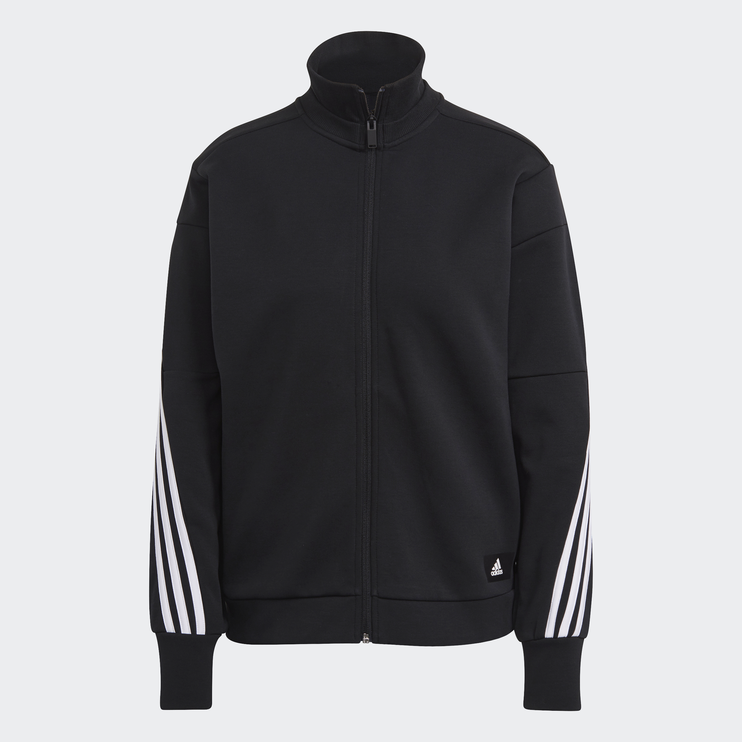 adidas jacket with black stripes