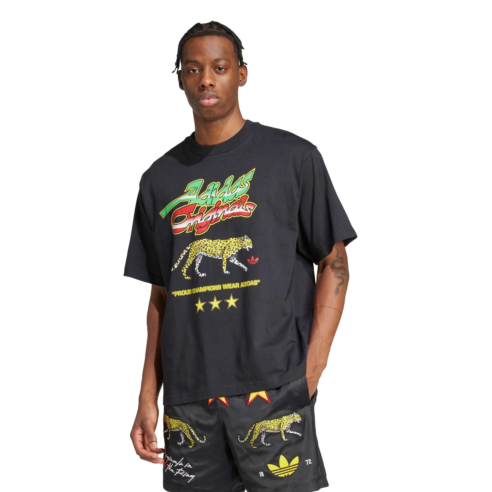 adidas Originals Champions Graphic Tee Men's T-Shirts - Picture 12 of 16