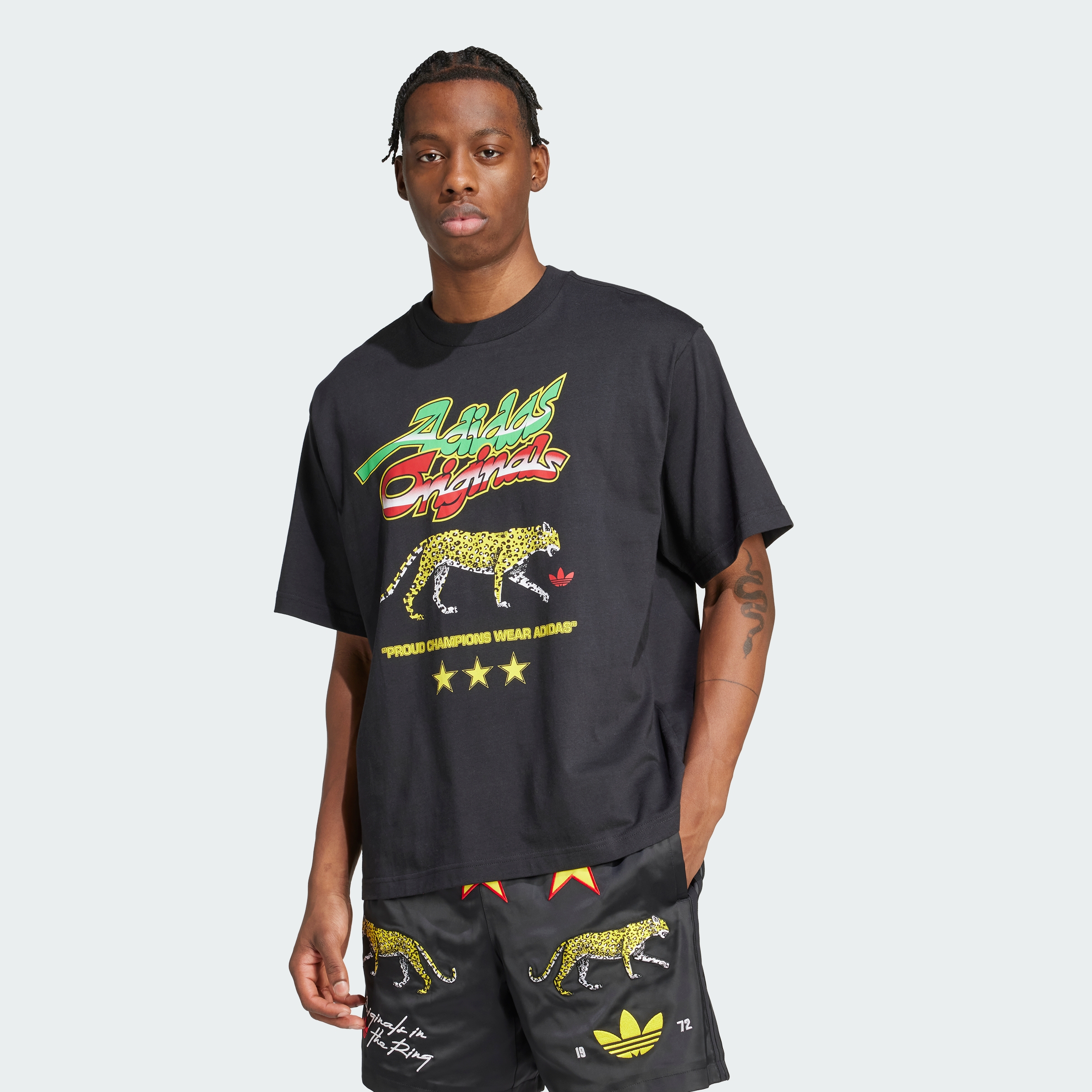 adidas Originals Champions Graphic Tee Men's T-Shirts - Picture 9 of 16
