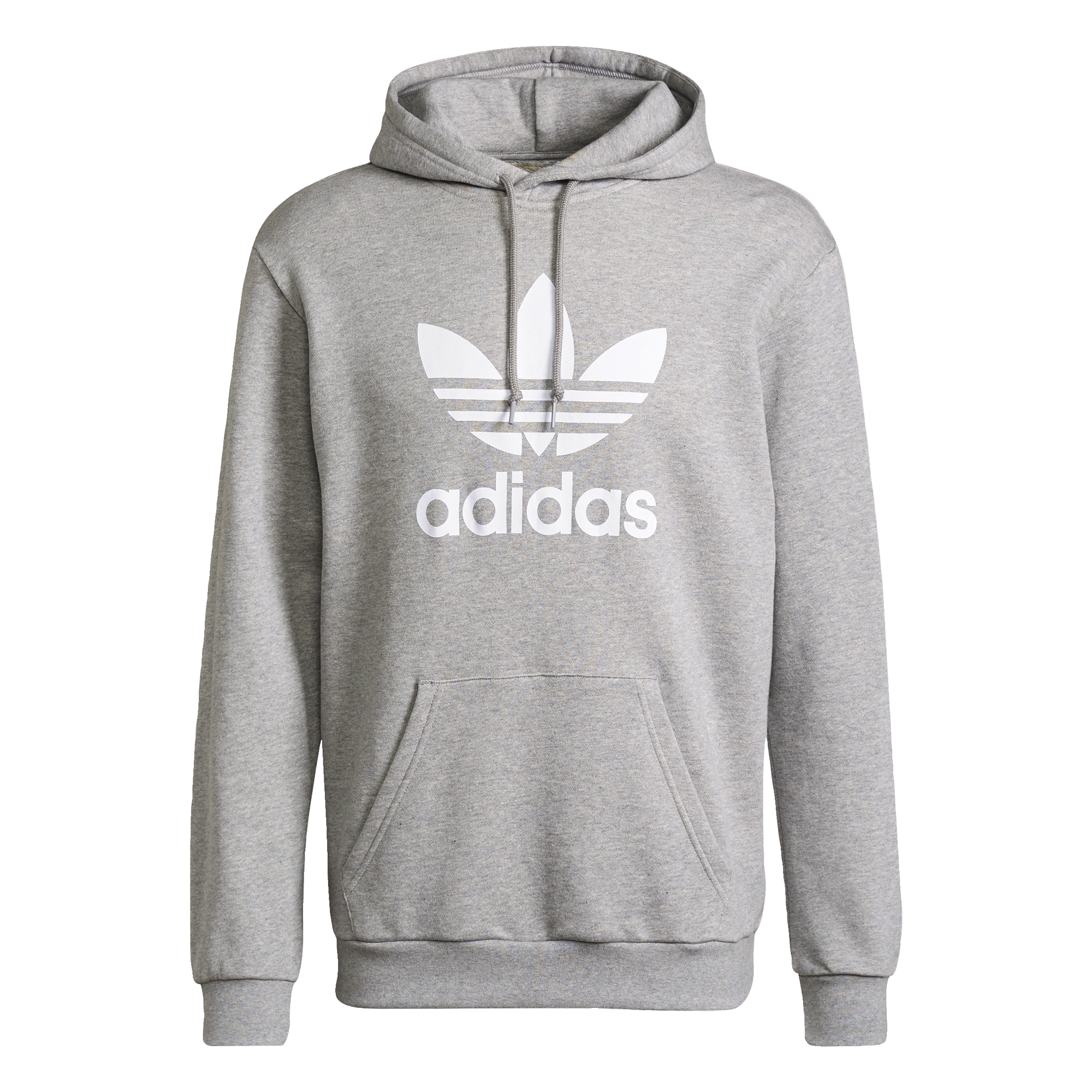 Adidas originals zip up best sale hoodie with classic trefoil