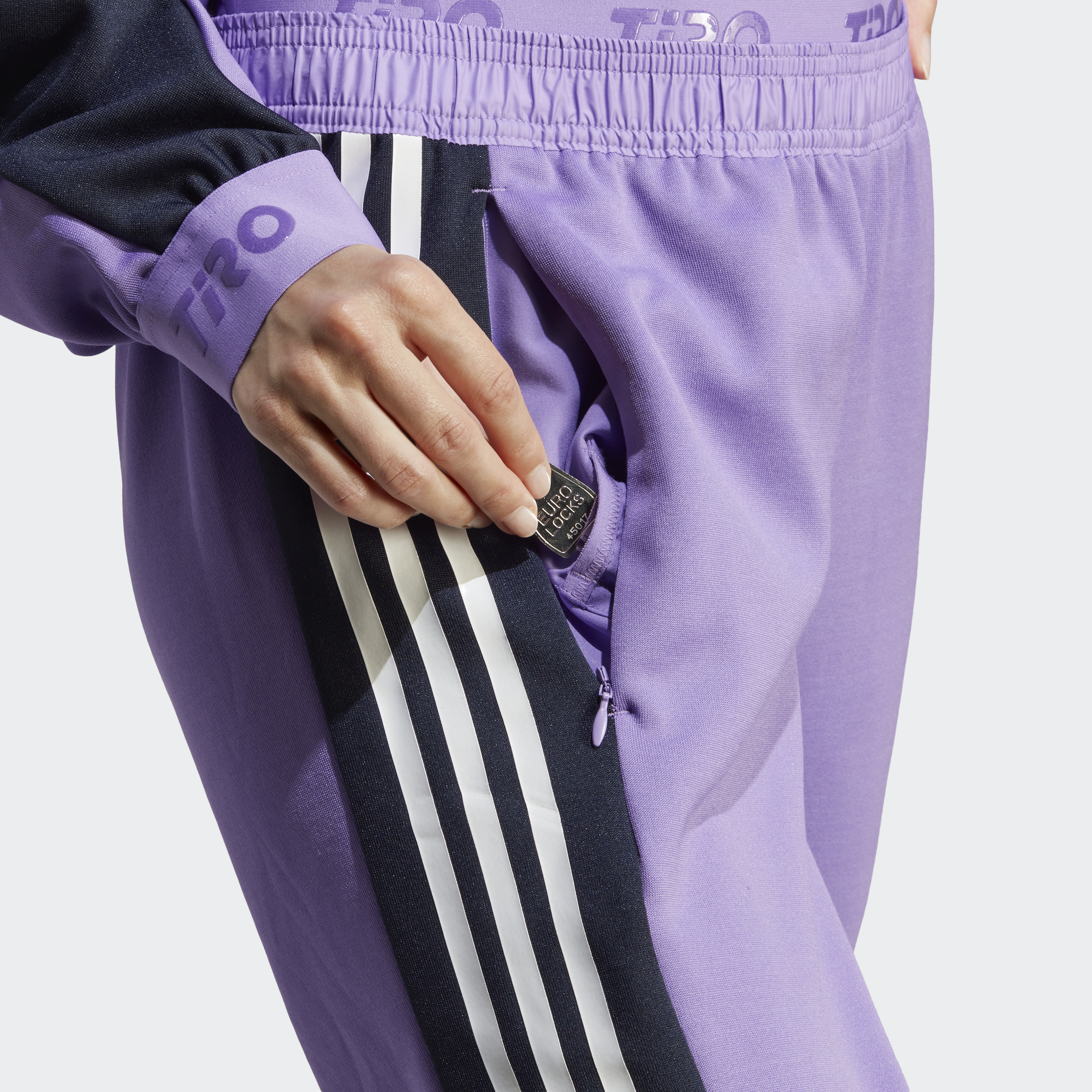 adidas Sportswear AU Women Violet Fusion Tiro Suit-Up Advanced Track Pants