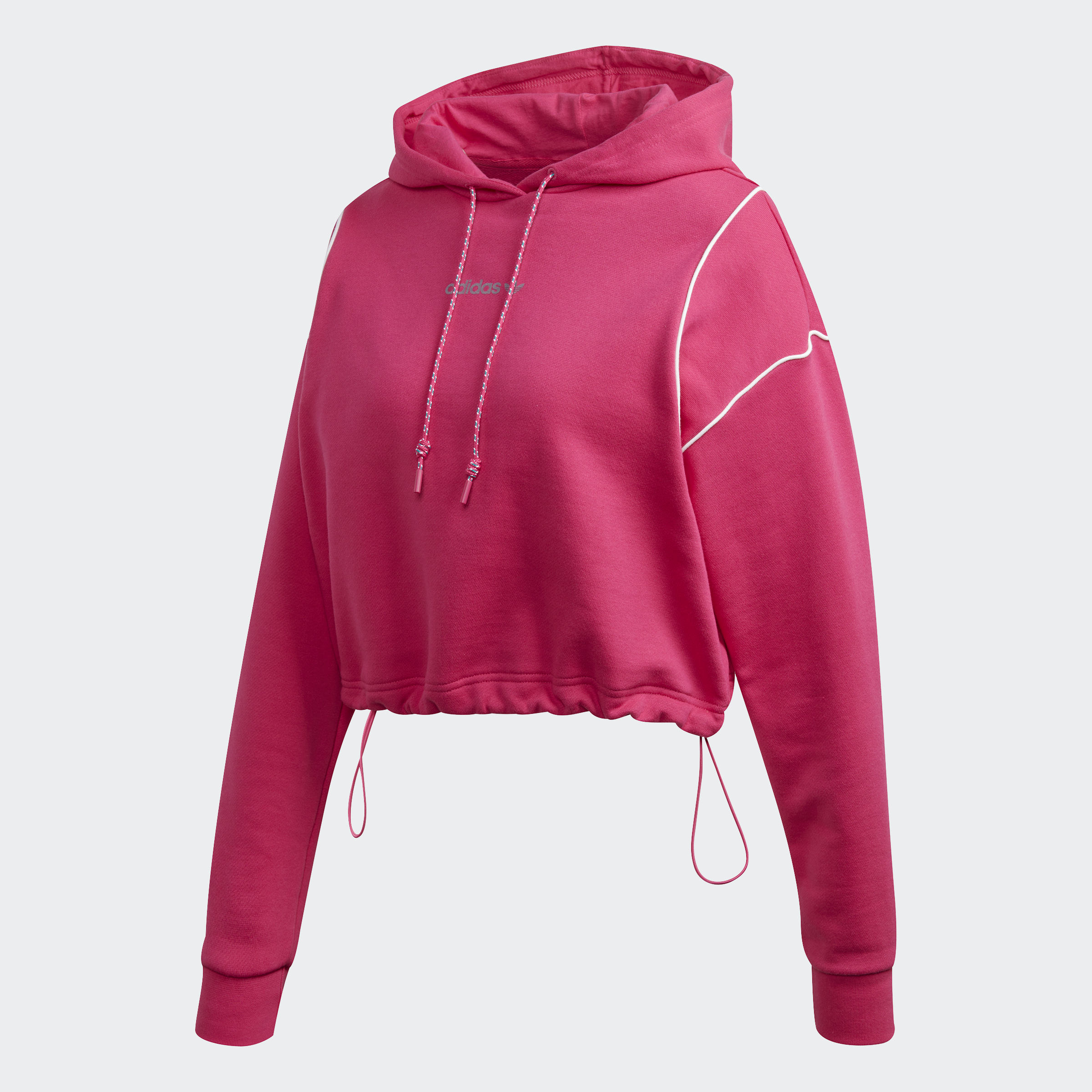 adidas women's cropped hoodie