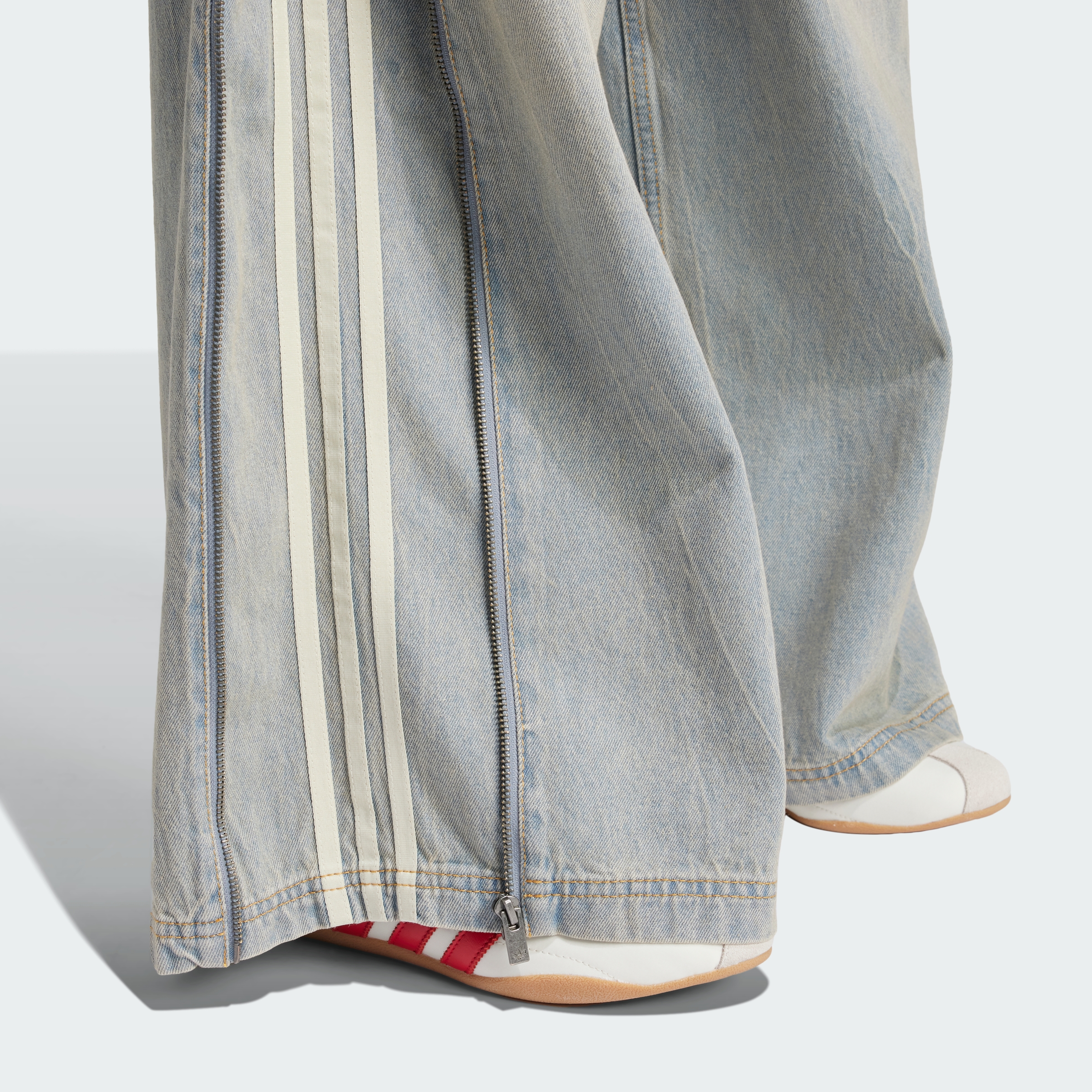 ADIDAS KOREA-아딜레늄 시즌3 집 워시드 데님 팬츠 JX9210│삼성