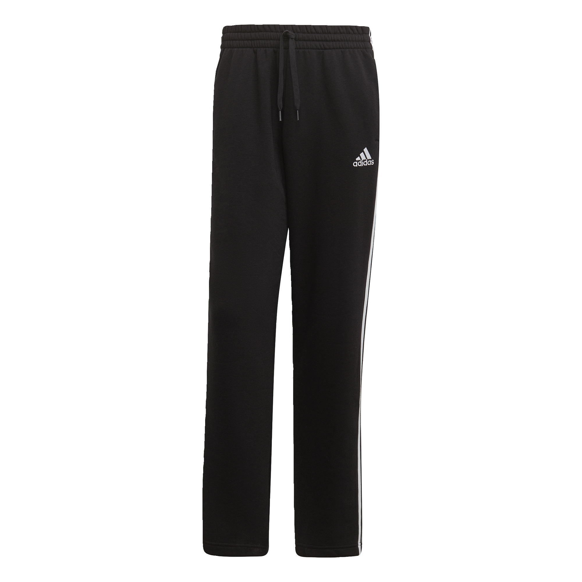 adidas men's team issue fleece open hem pant