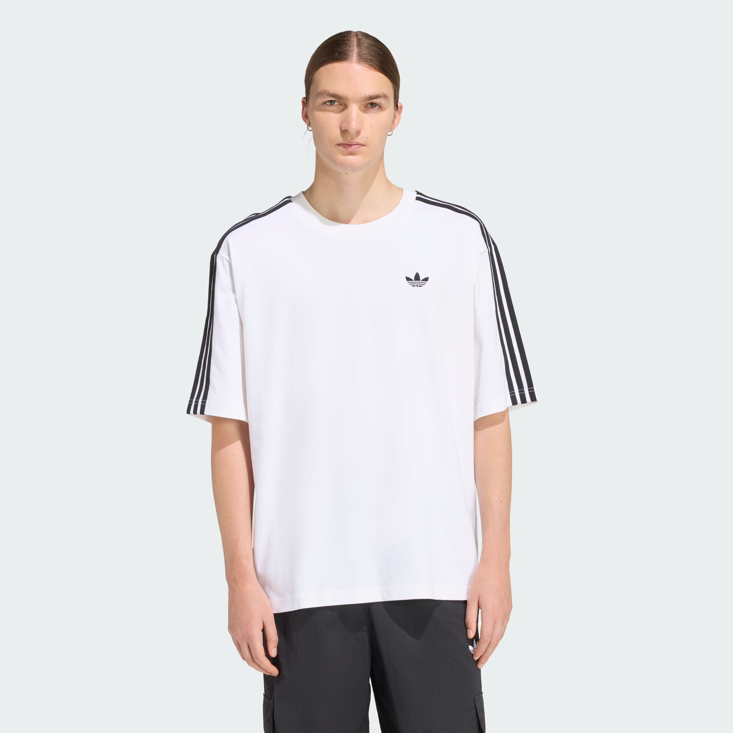 ADIDAS KOREA-아디컬러 3-스트라이프 오버사이즈 티 KD4096│삼성물산