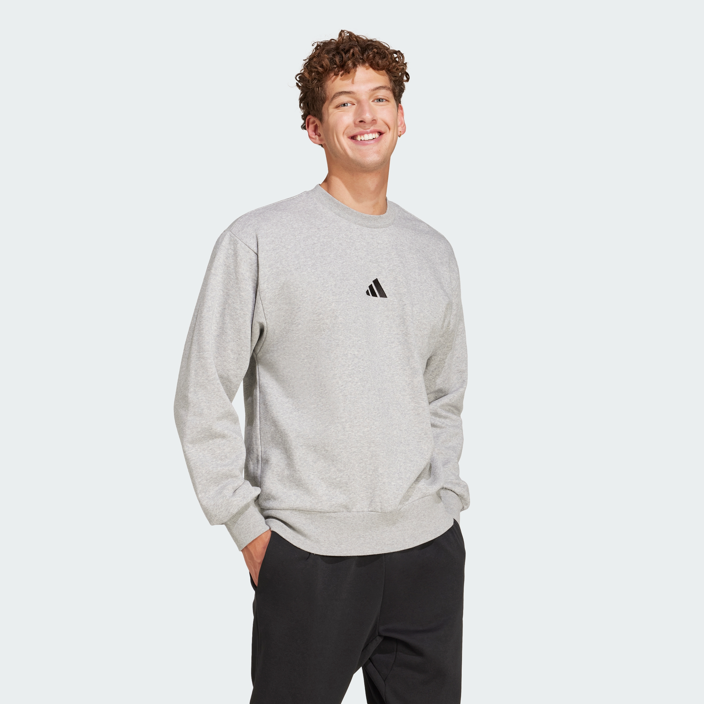 adidas Sportswear AU Men Essentials Feelcozy Fleece Sweatshirt