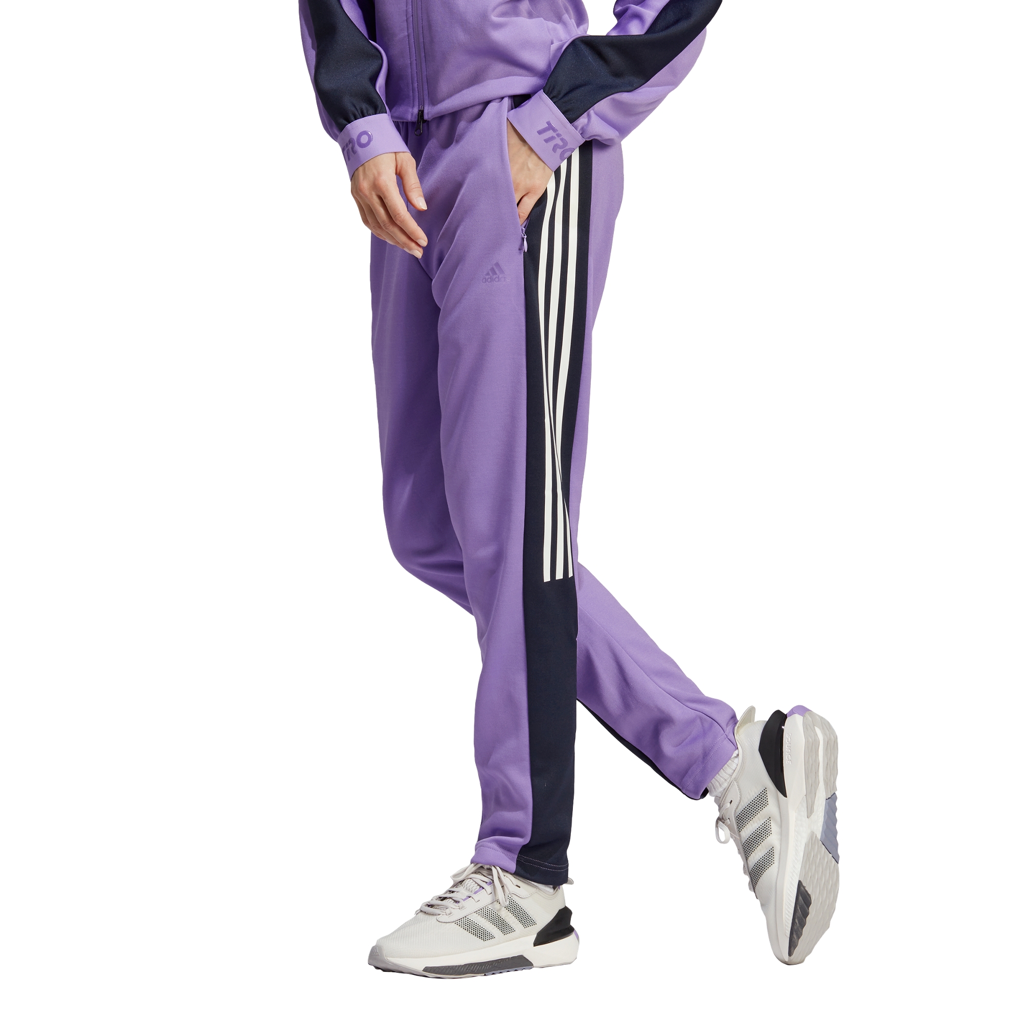 adidas Sportswear AU Women Violet Fusion Tiro Suit-Up Advanced Track Pants