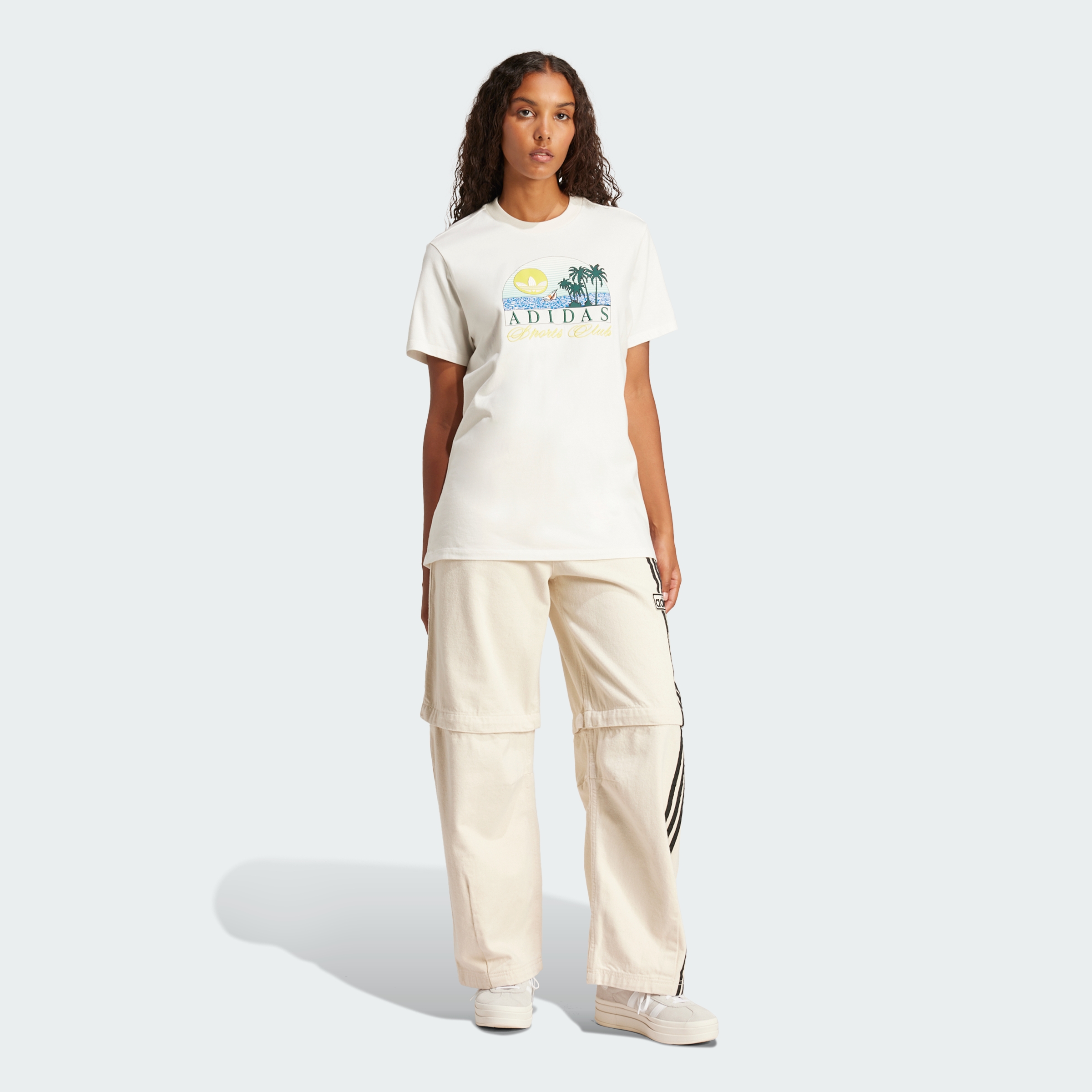 ★adidas originals★TREFOIL SERIES LOOSE TEE★追跡可 adidas Trefoil Series Island Club Loose Tee Women's T-Shirts