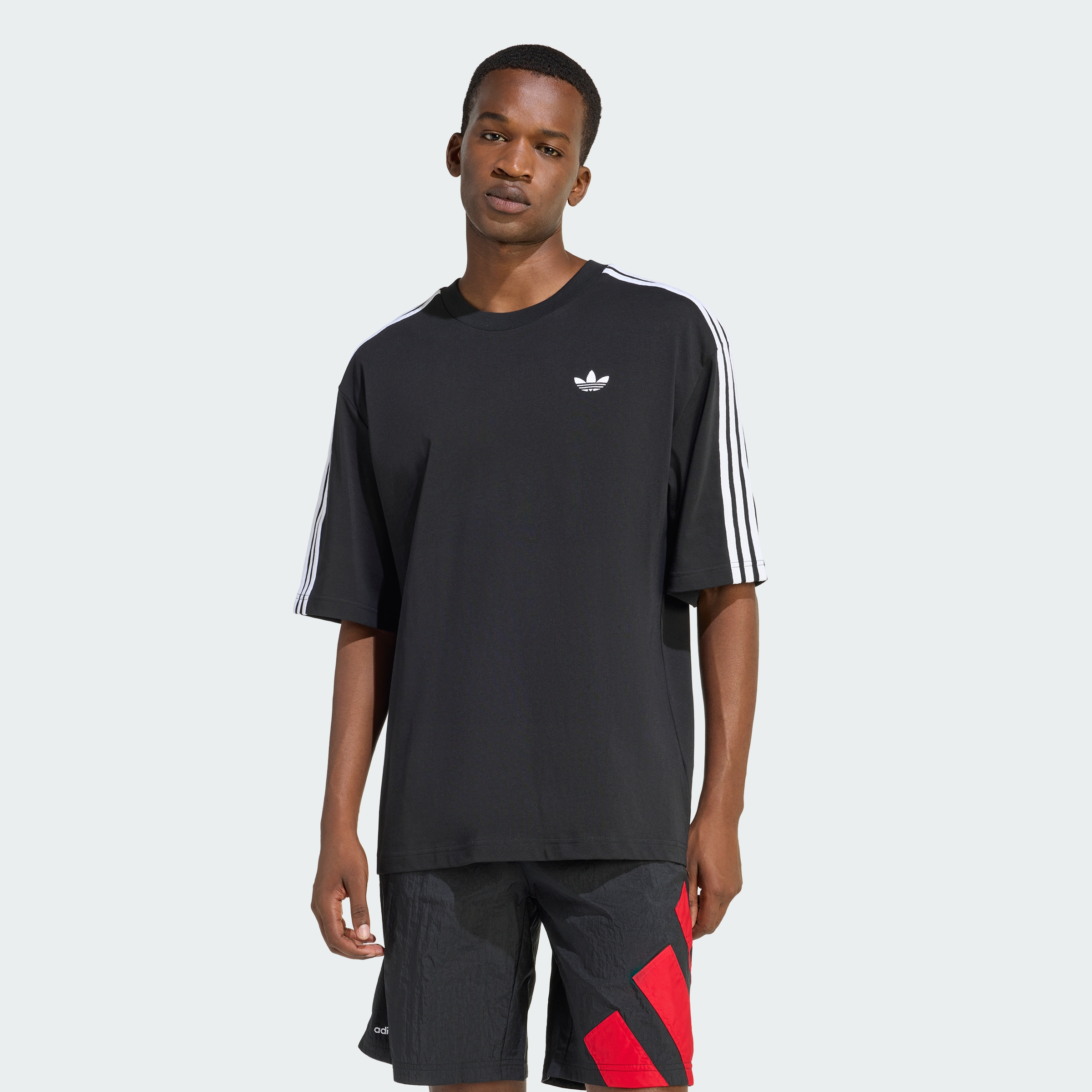 ADIDAS KOREA-아디컬러 3-스트라이프 오버사이즈 티 KD4095│삼성물산
