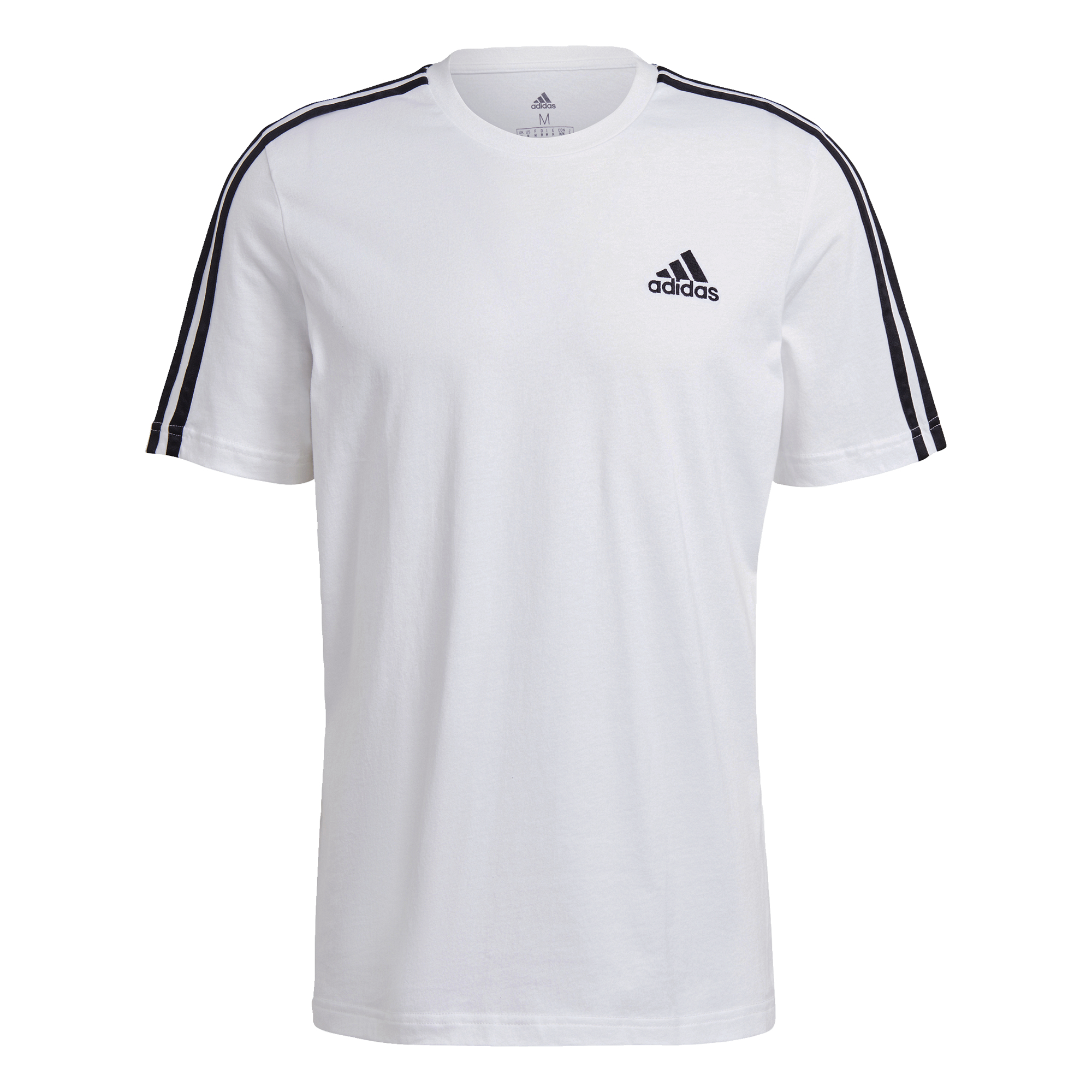 adidas Essentials 3-Stripes Tee Men's Shirts - Photo 2 sur 3