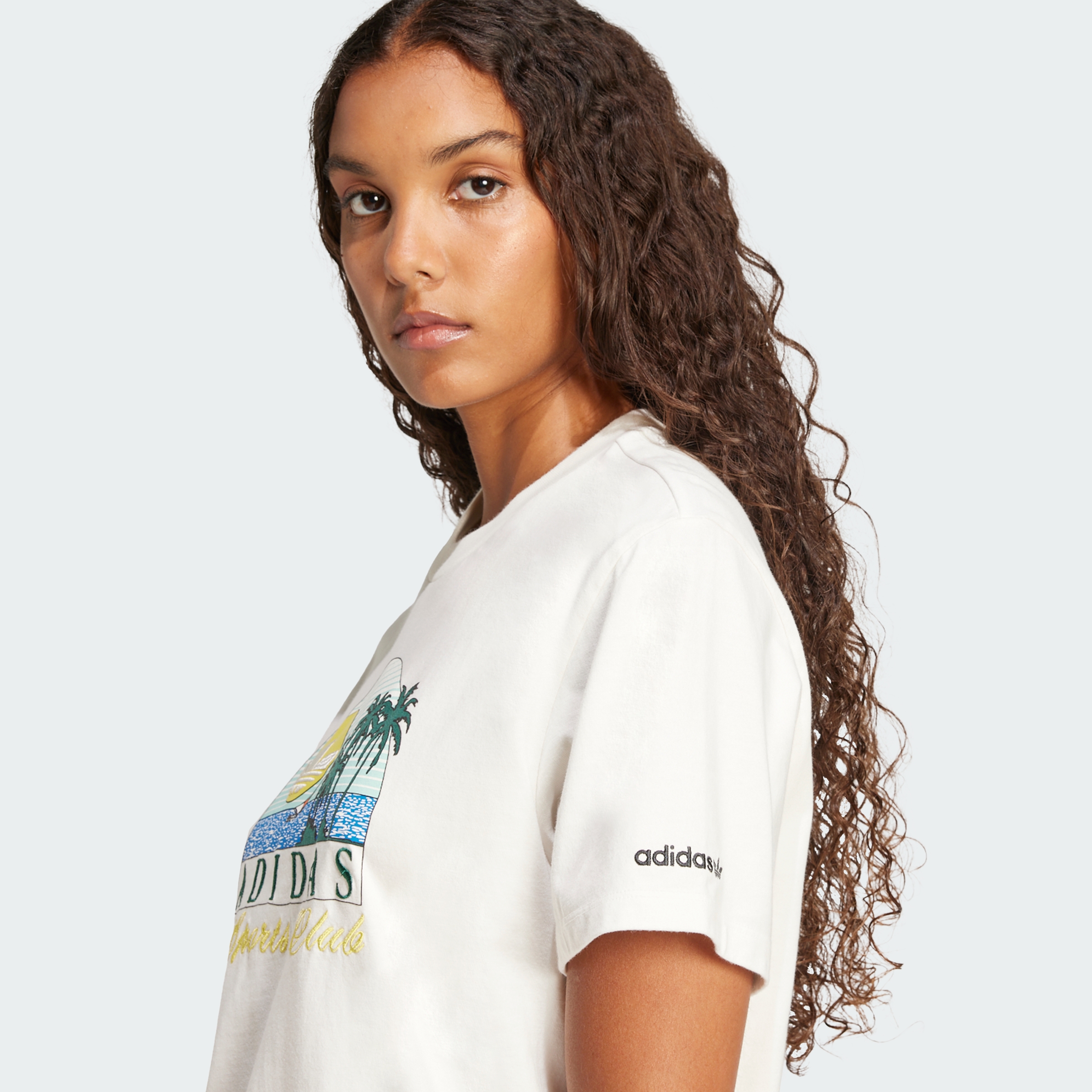 adidas Trefoil Series Island Club Loose Tee Women's T-Shirts