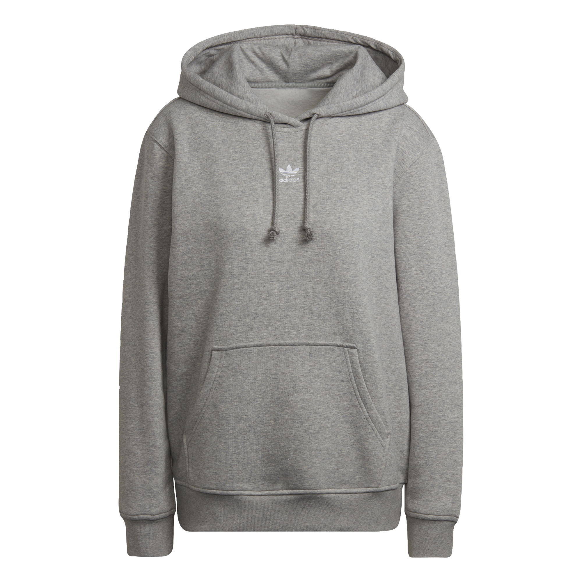 Adidas hoodie hot sale trefoil grau