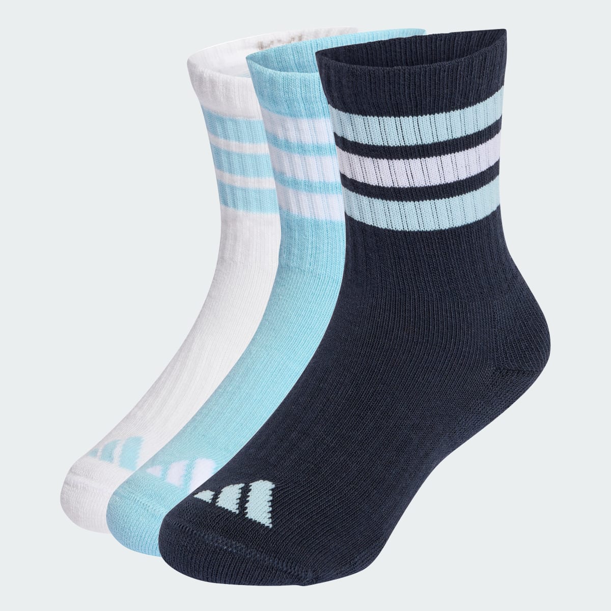Три пари шкарпеток 3STRIPES CUSHIONED SPORTSWEAR CREW SOCKS