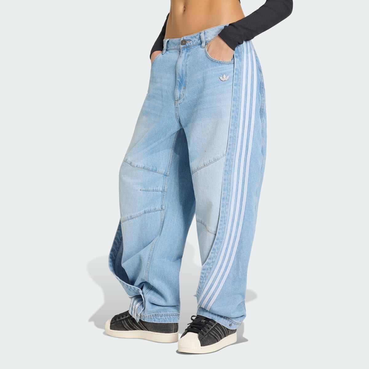 Джинси ADILENIUM 5.0 BANANA OVERLAY Originals KY5188 — adidas Україна