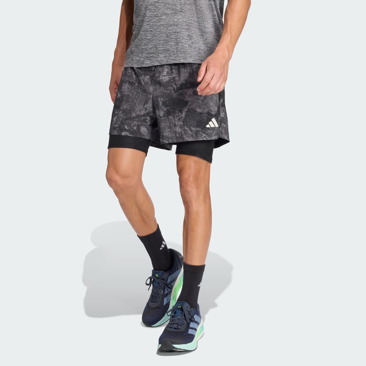 Шорти 2в1 Own The Run Spray Dye Performance JN9680 — adidas Україна