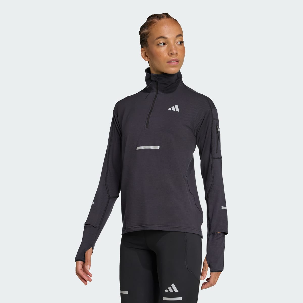 Спортивна кофта Adi365 Running CLIMAWARM+ Half-Zip Performance