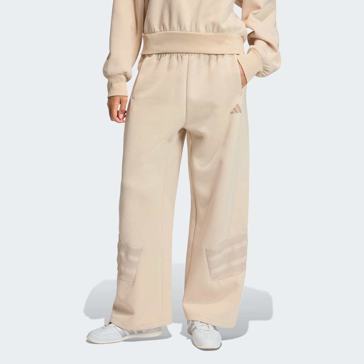 パンツ OVY CottenGabardineBarrackDressTrousers Спортивні штани FUTURE ICONS THREE STRIPES OPEN HEM Sportswear