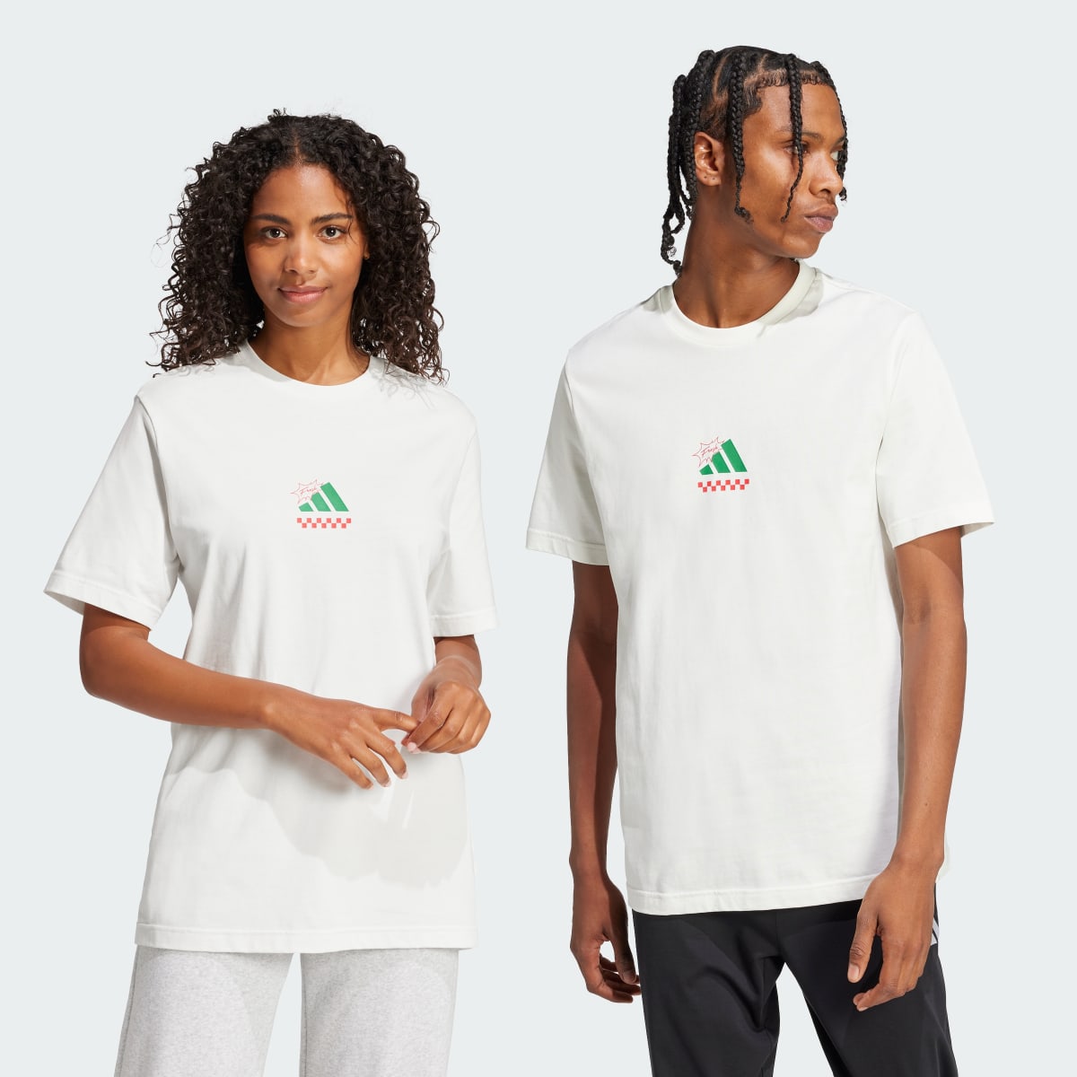 Футболка Lounge Pizza Graphic Sportswear JJ4016 — adidas Україна