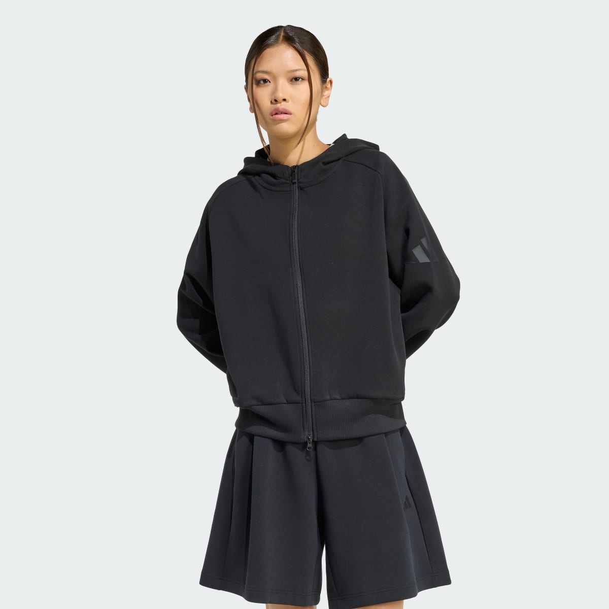 トップス F.L.I.P Толстовка SOFT LUX FULL-ZIP Sportswear KE9147 — adidas Україна