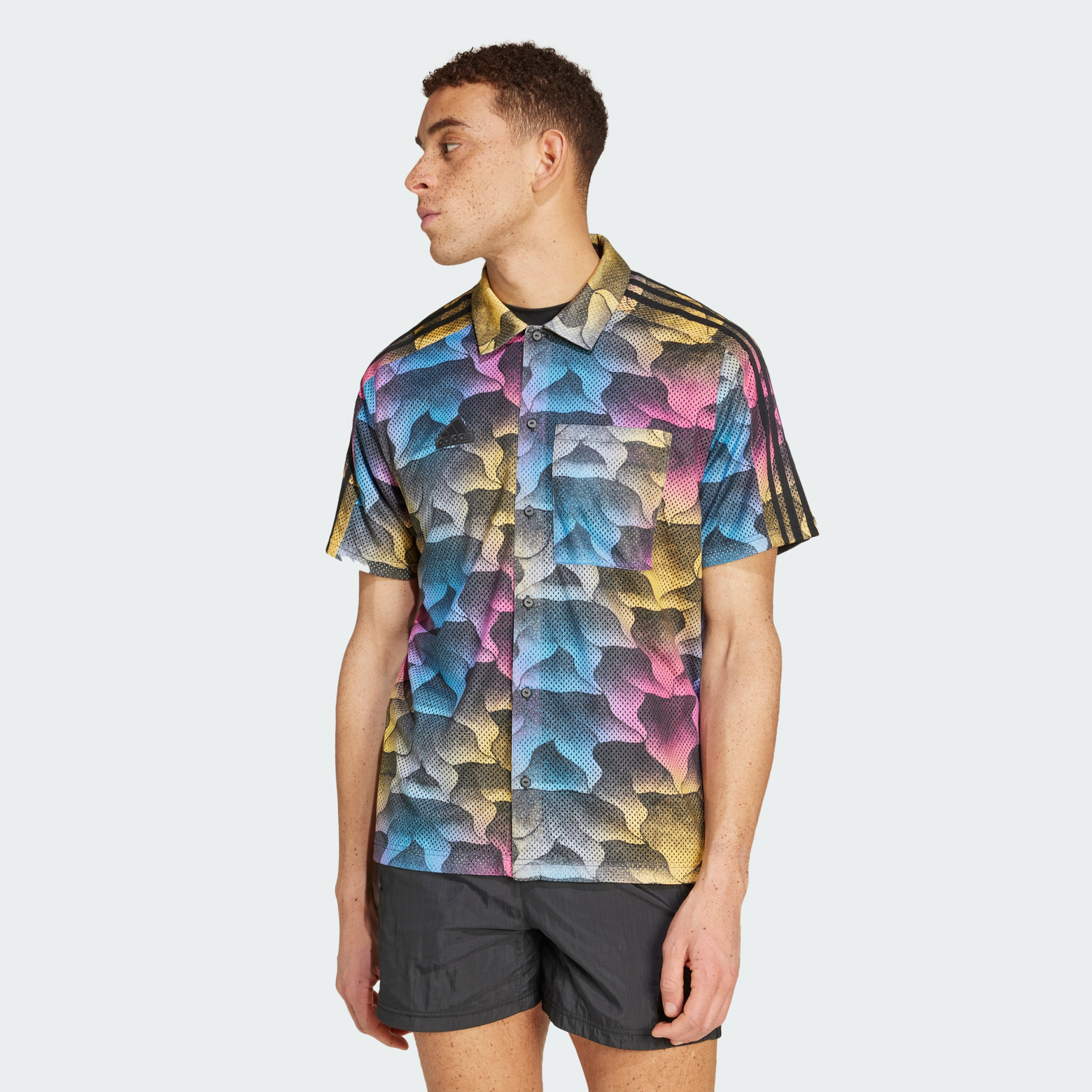 Рубашка Tiro Allover Print Mesh Resort Sportswear IP3784 1