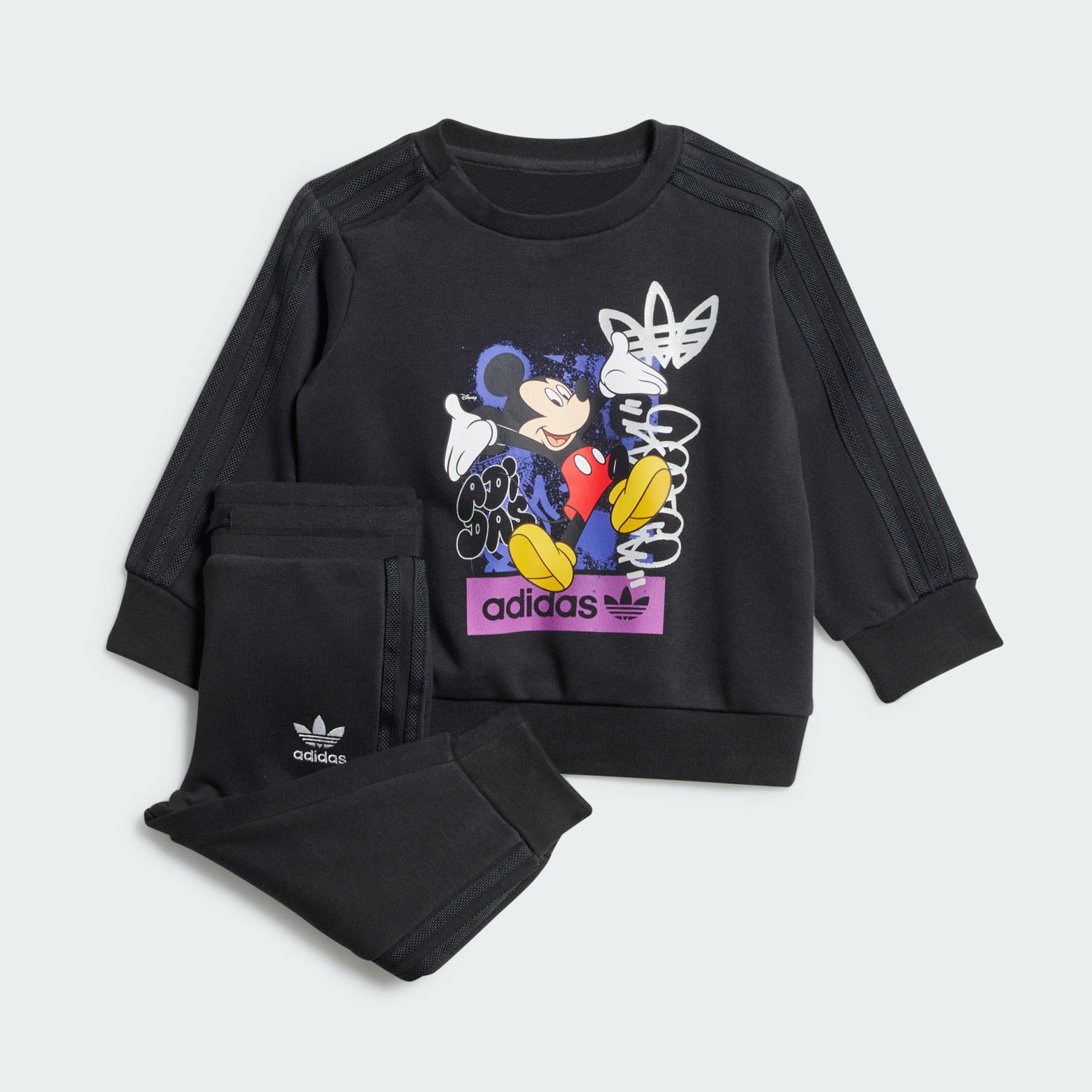 adidas x Disney Mickey Mouse Crew Kids спорттық костюмі Originals IX6430 1