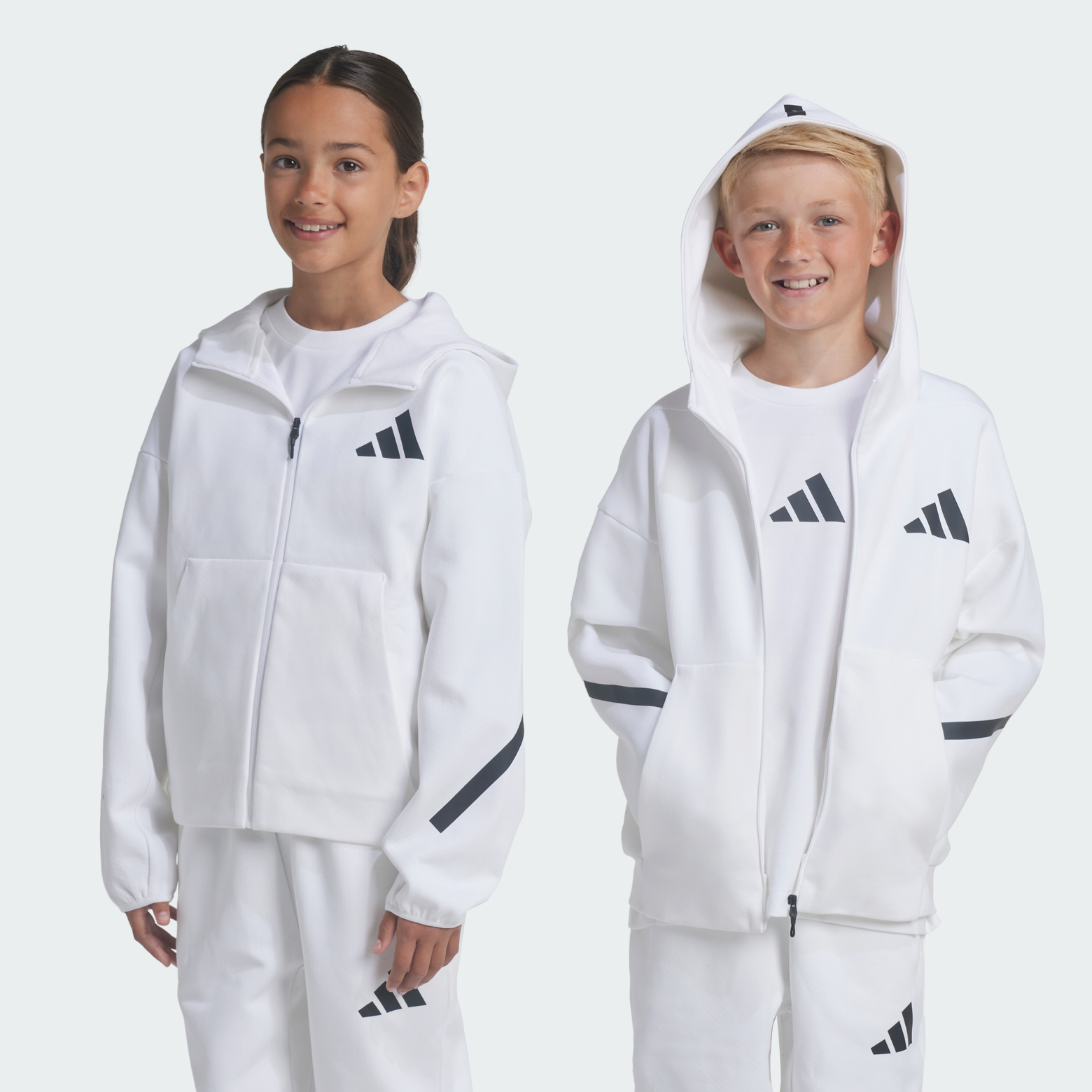 adidas Z.N.E. Full-Zip Kids худиі Sportswear JJ4147 1