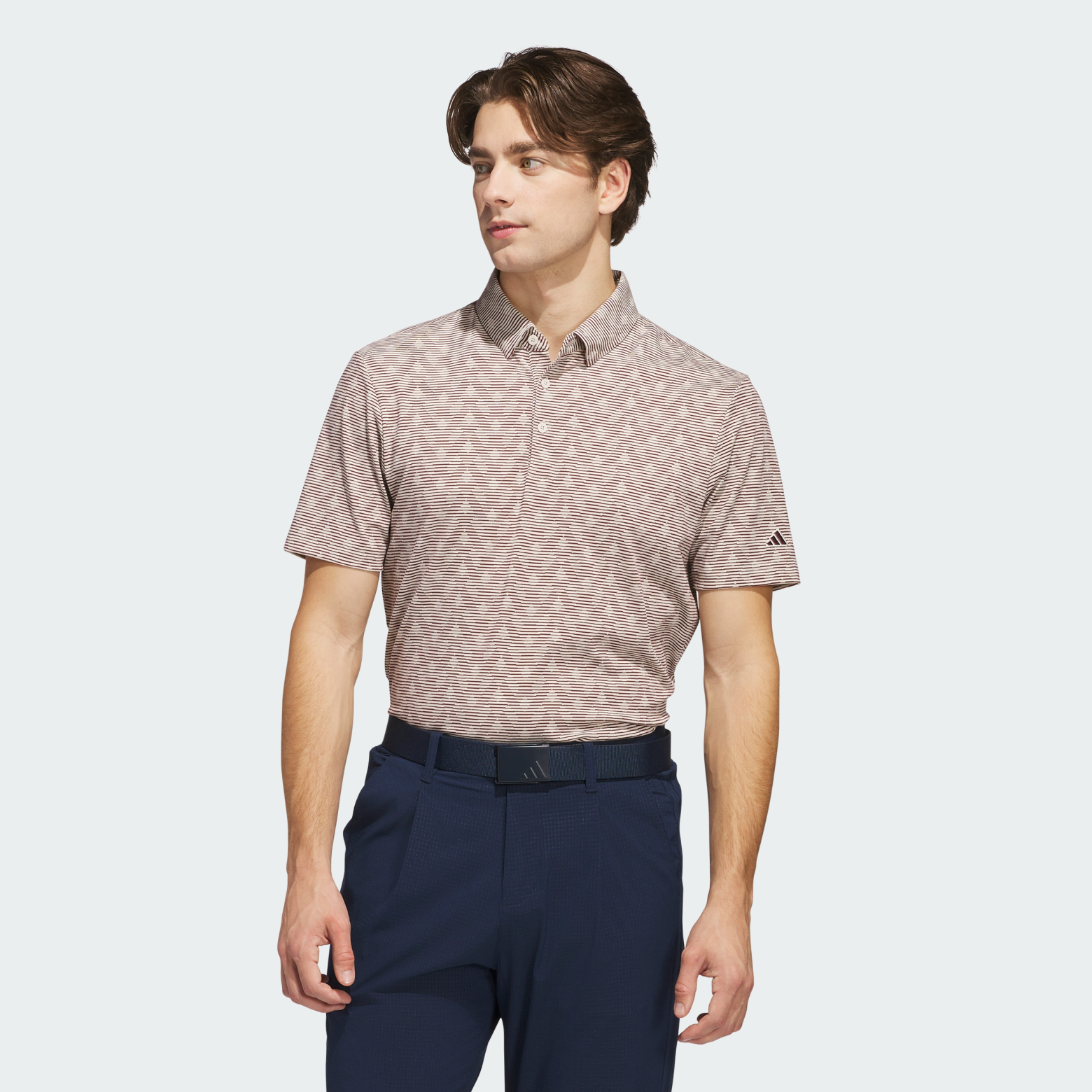 Go-To Printed Stripe поло футболкасы Performance JF4931 1