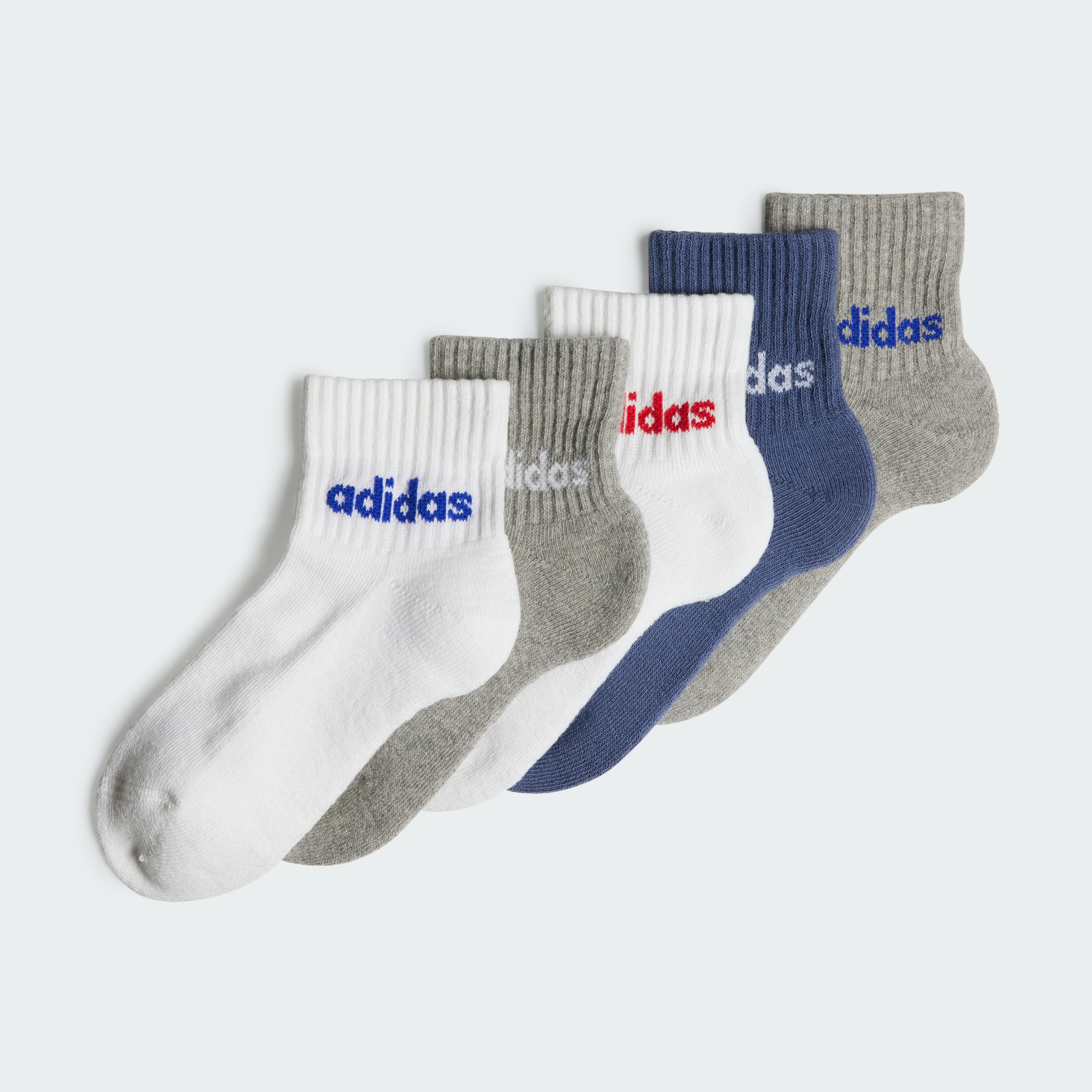 Linear Ankle Socks Kids бес жұп шұлығы Sportswear IR8230 1