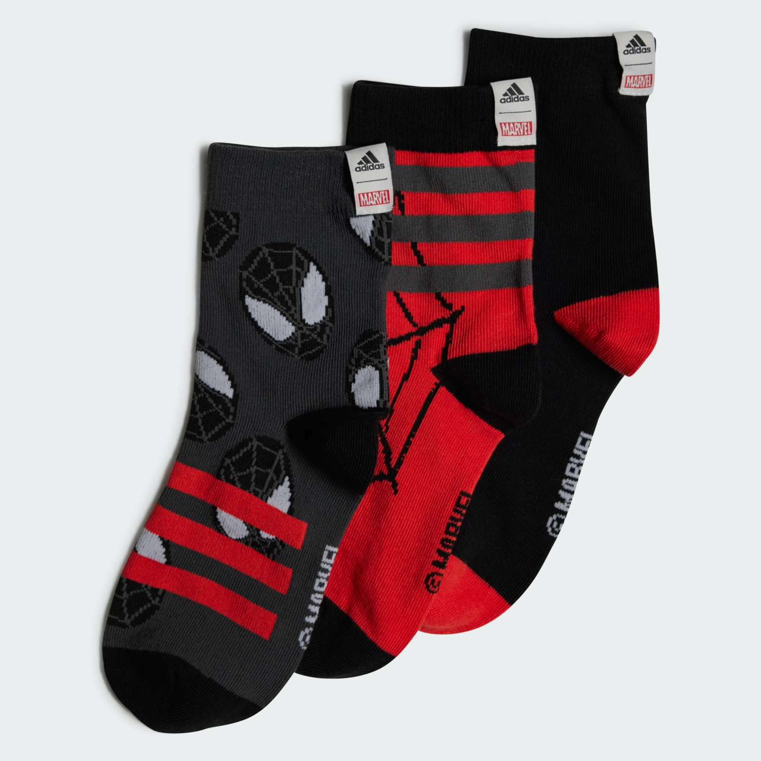 Три пары носков Marvel Spider-Man Crew Performance HZ2915 1