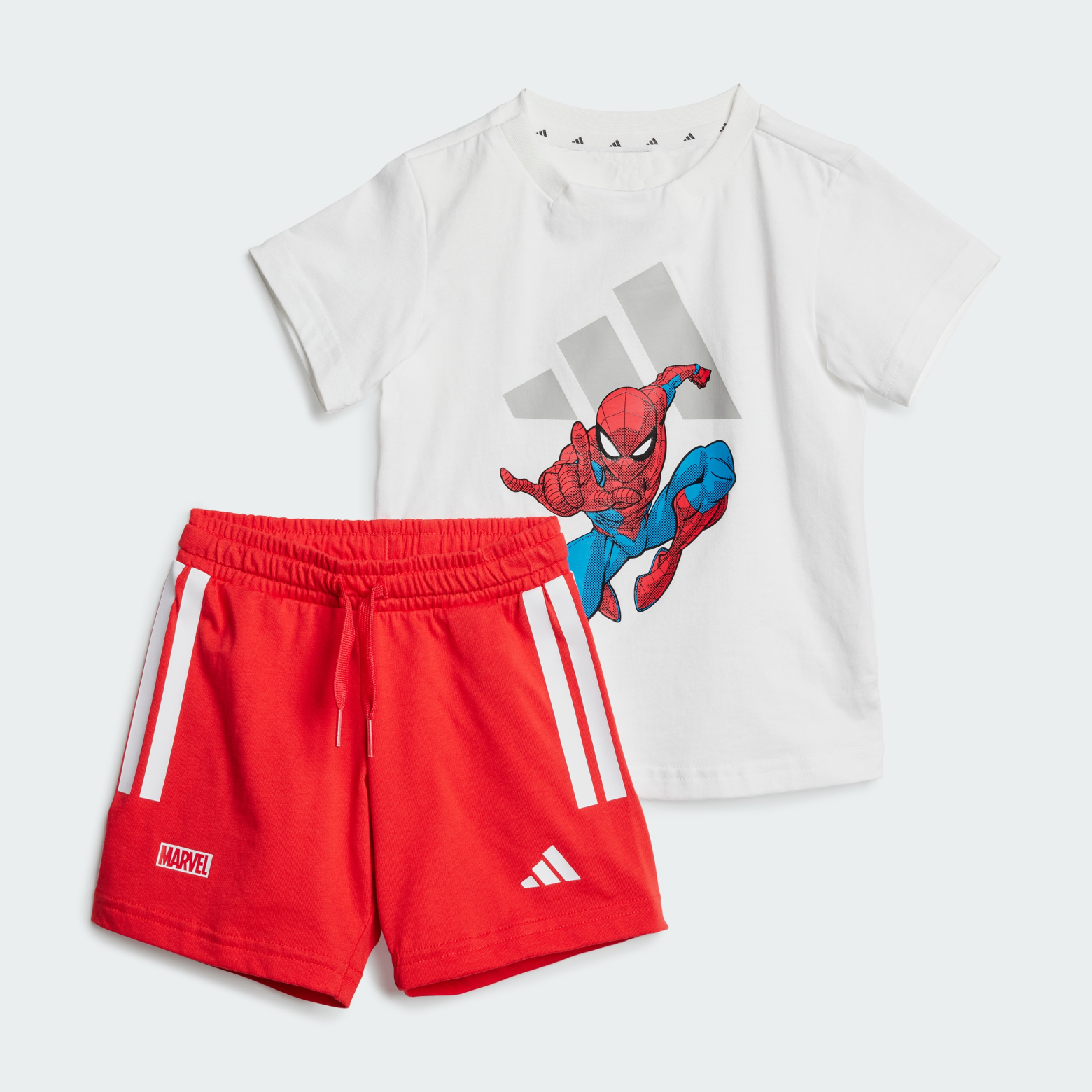 Комплект: футболка и шорты adidas x Marvel Spider-Man Kids Sportswear JF3629 1