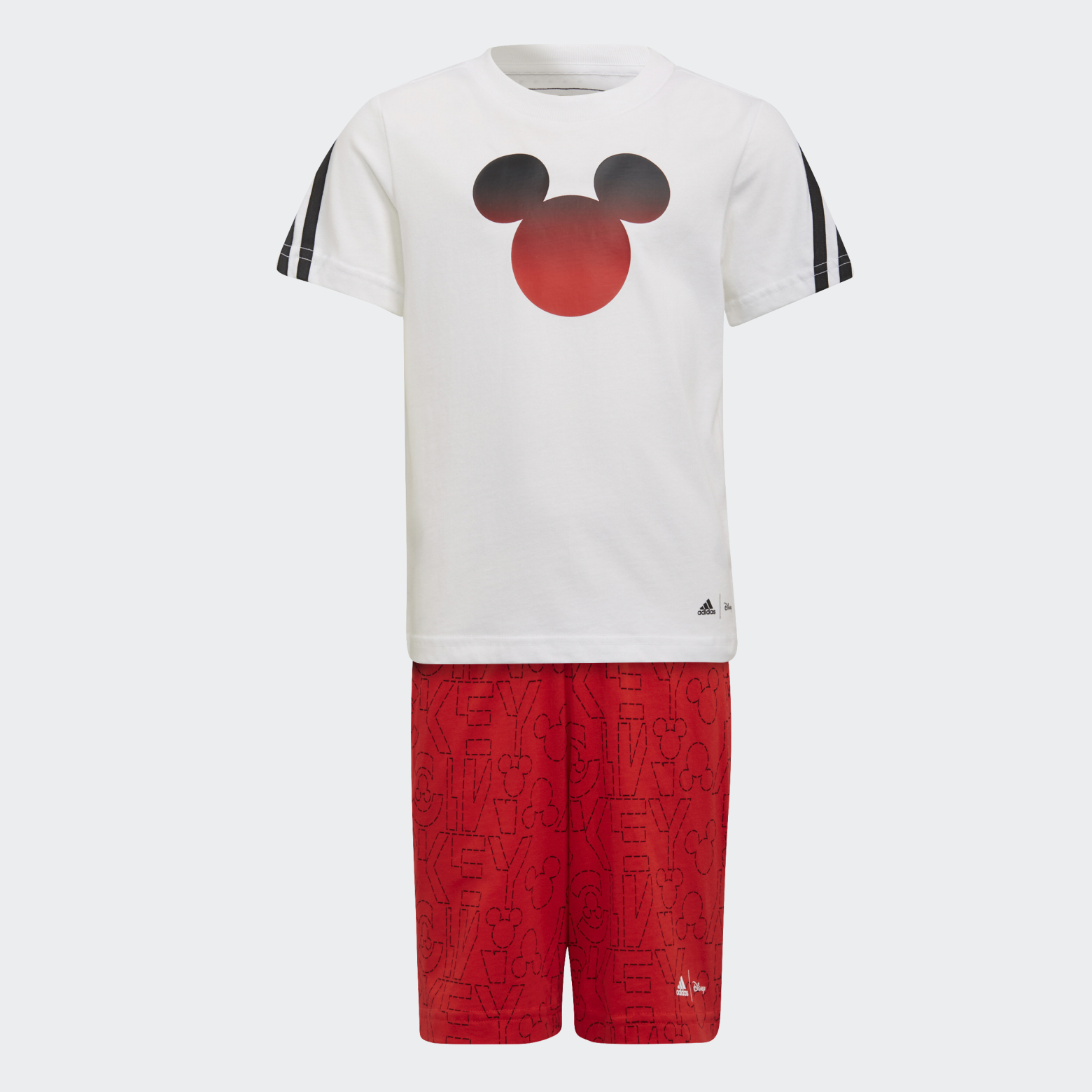 Жинақ: adidas x Disney Mickey Mouse футболкасы және қысқа шалбары Performance HA6593 1