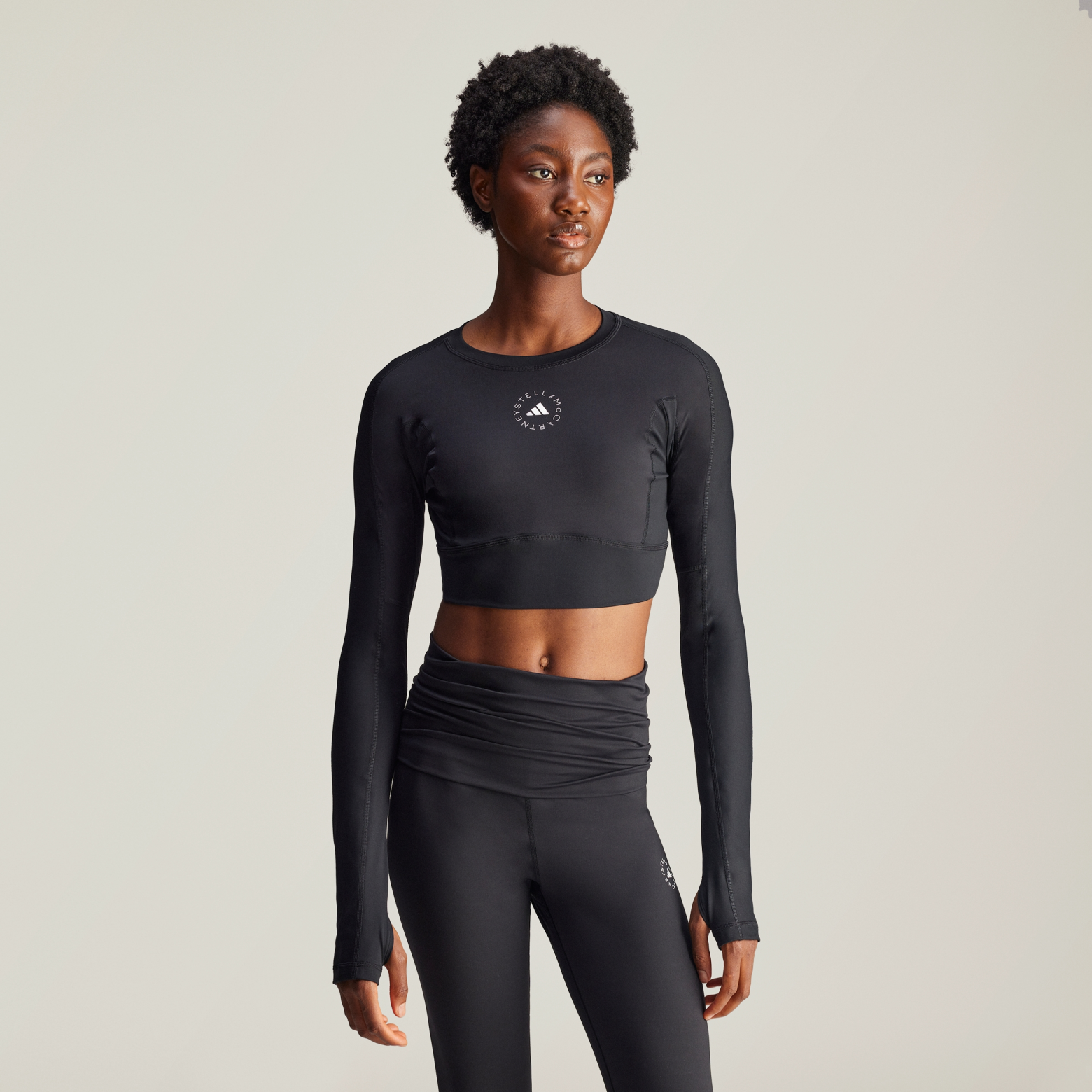 Укороченный лонгслив adidas by Stella McCartney TrueStrength Yoga adidas by Stella McCartney IW3859 1