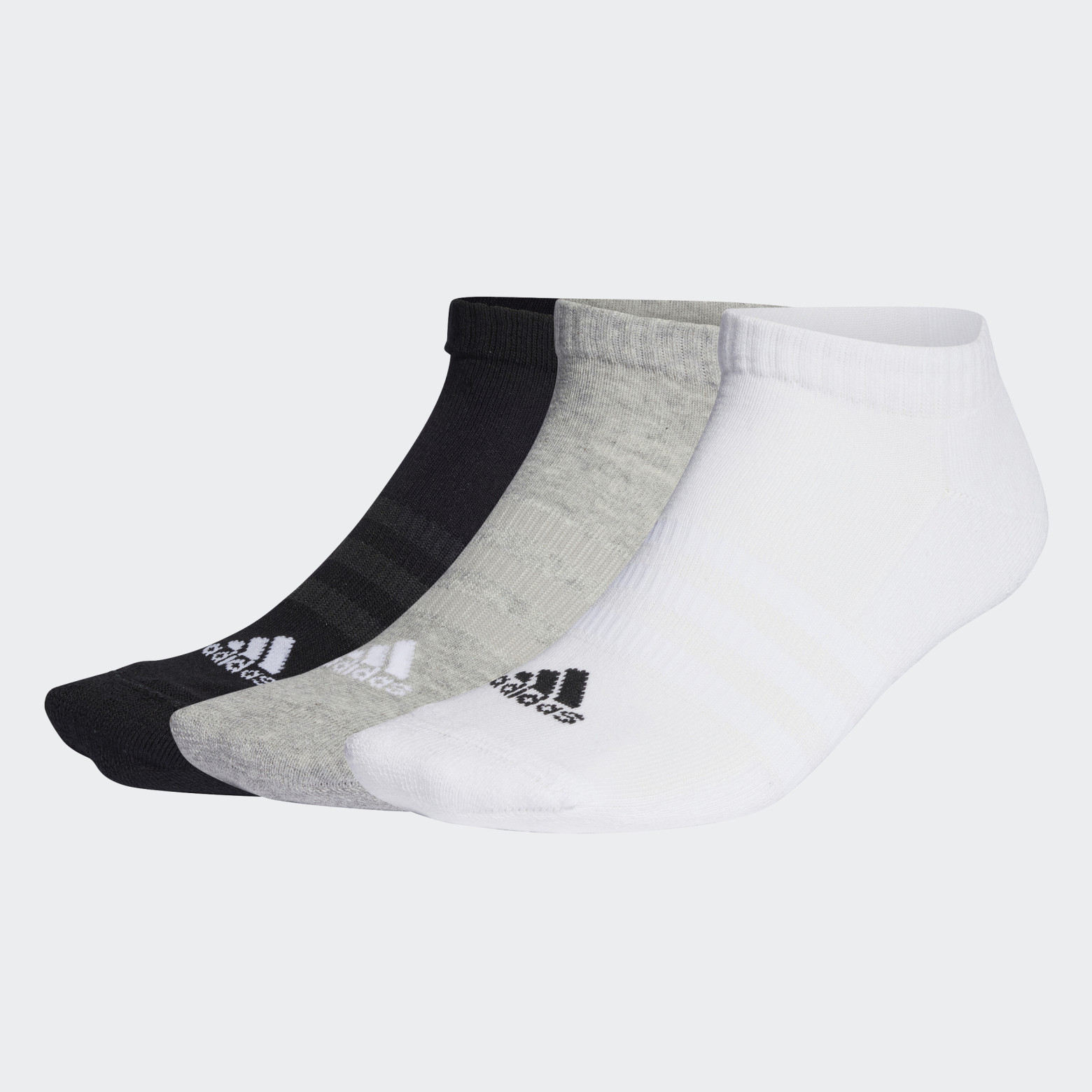 Cushioned Low-Cut Socks үш жұп төмен шұлығы Sportswear IC1333 1