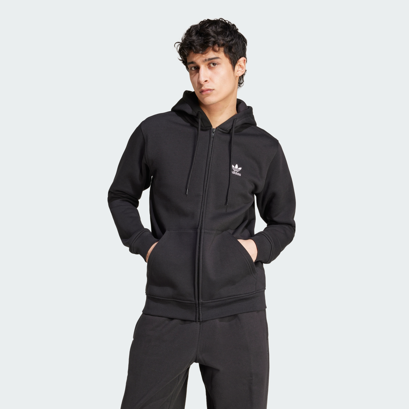 Толстовка Trefoil Essentials Full-Zip Originals IW5791 1