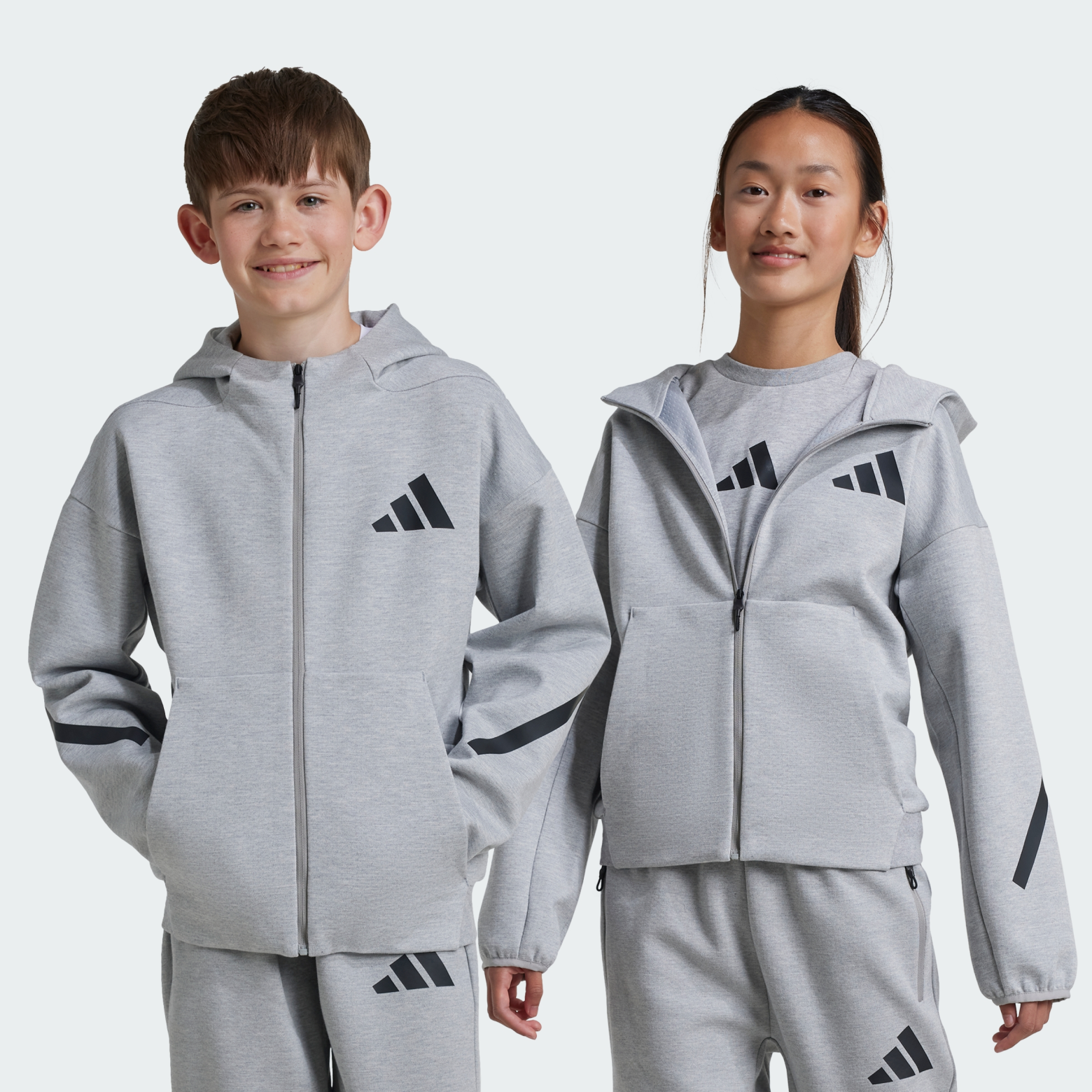 adidas Z.N.E. Full-Zip Kids худиі Sportswear JI7548 1