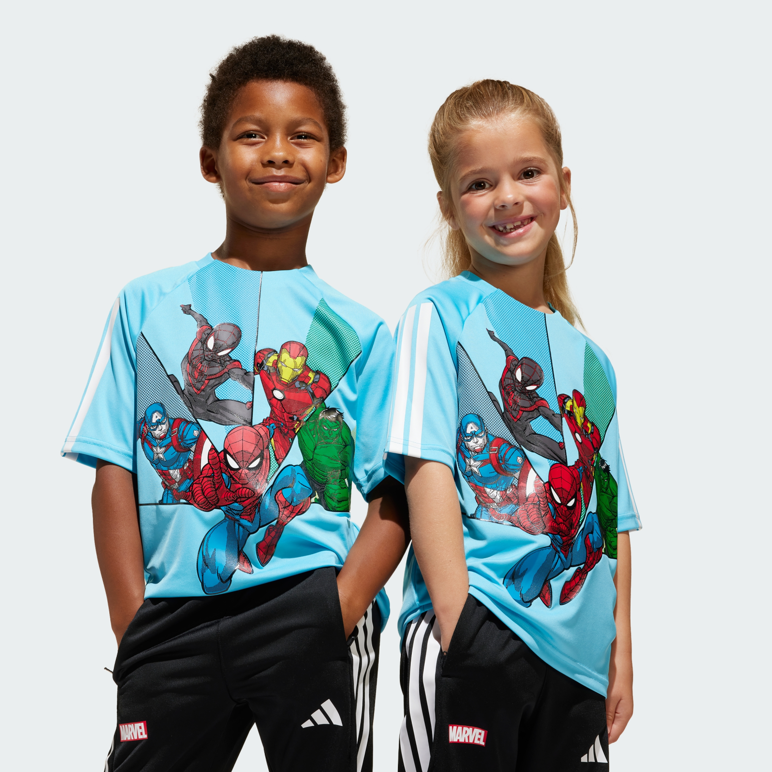 Футболка adidas x Marvel Spider-Man Kids Sportswear JD4556 1