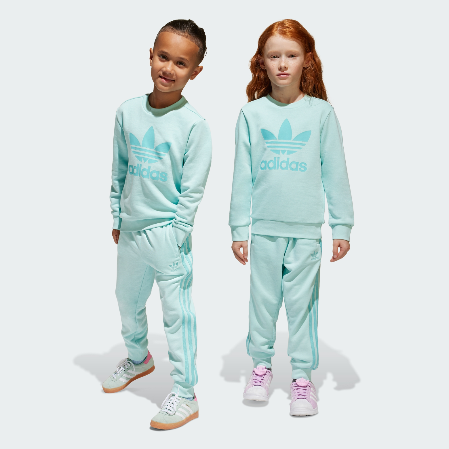 Adicolor Crew Kids спорт костюмы Originals JC6609 1