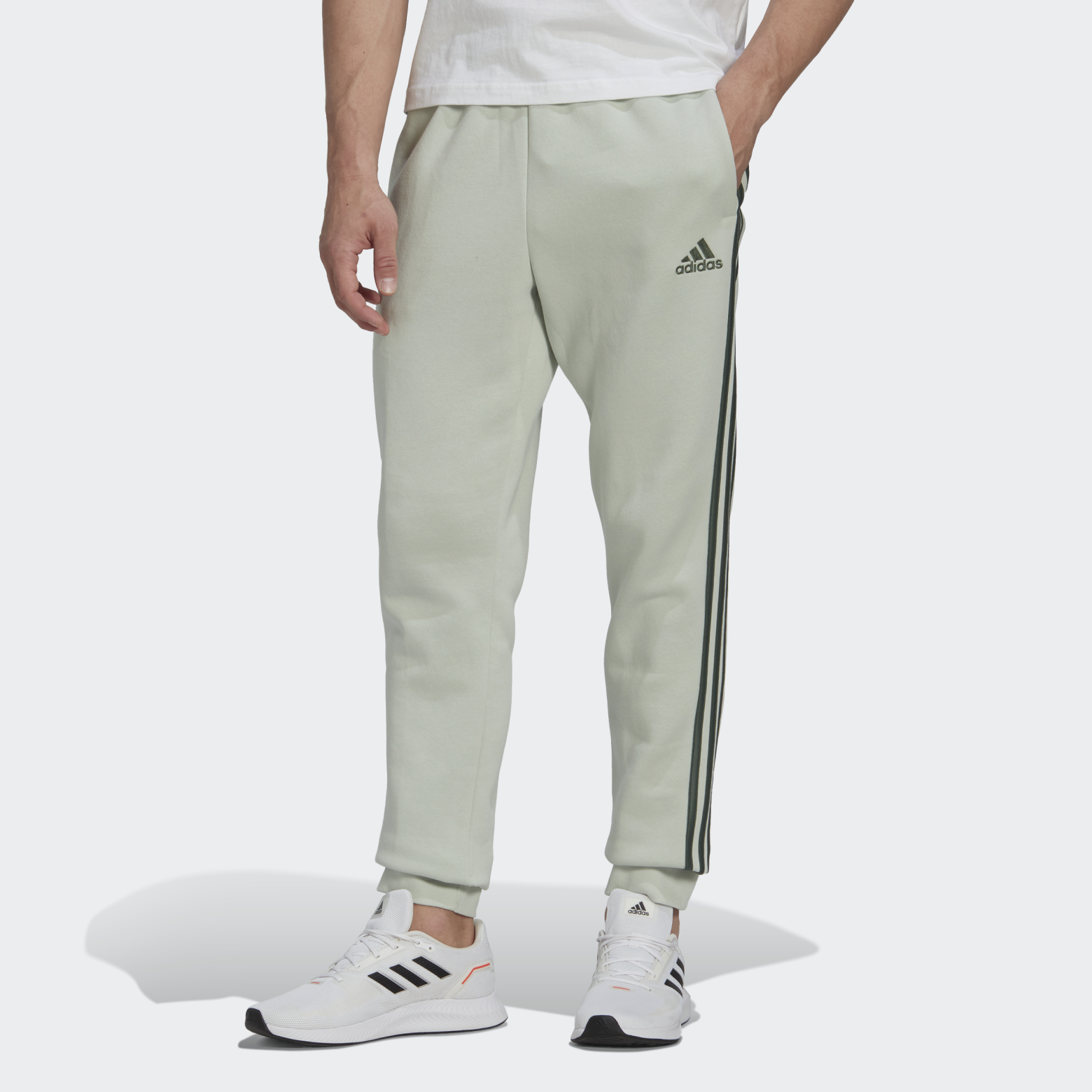 Флисовые брюки Essentials 3-Stripes Sportswear HL2271 1