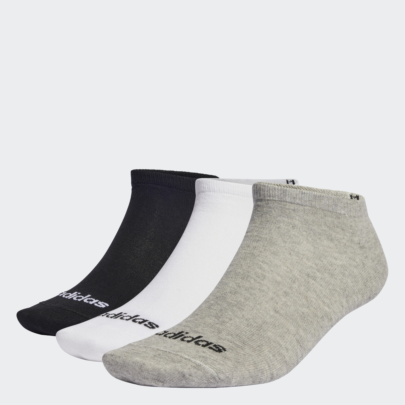 Thin Linear Low-Cut Socks үш жұп шұлығы Sportswear IC1300 1