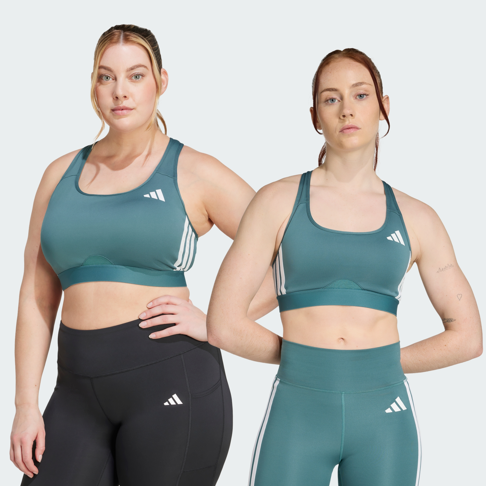 Бра Powerreact Train Medium-Support 3-Stripes Performance JY2117 1