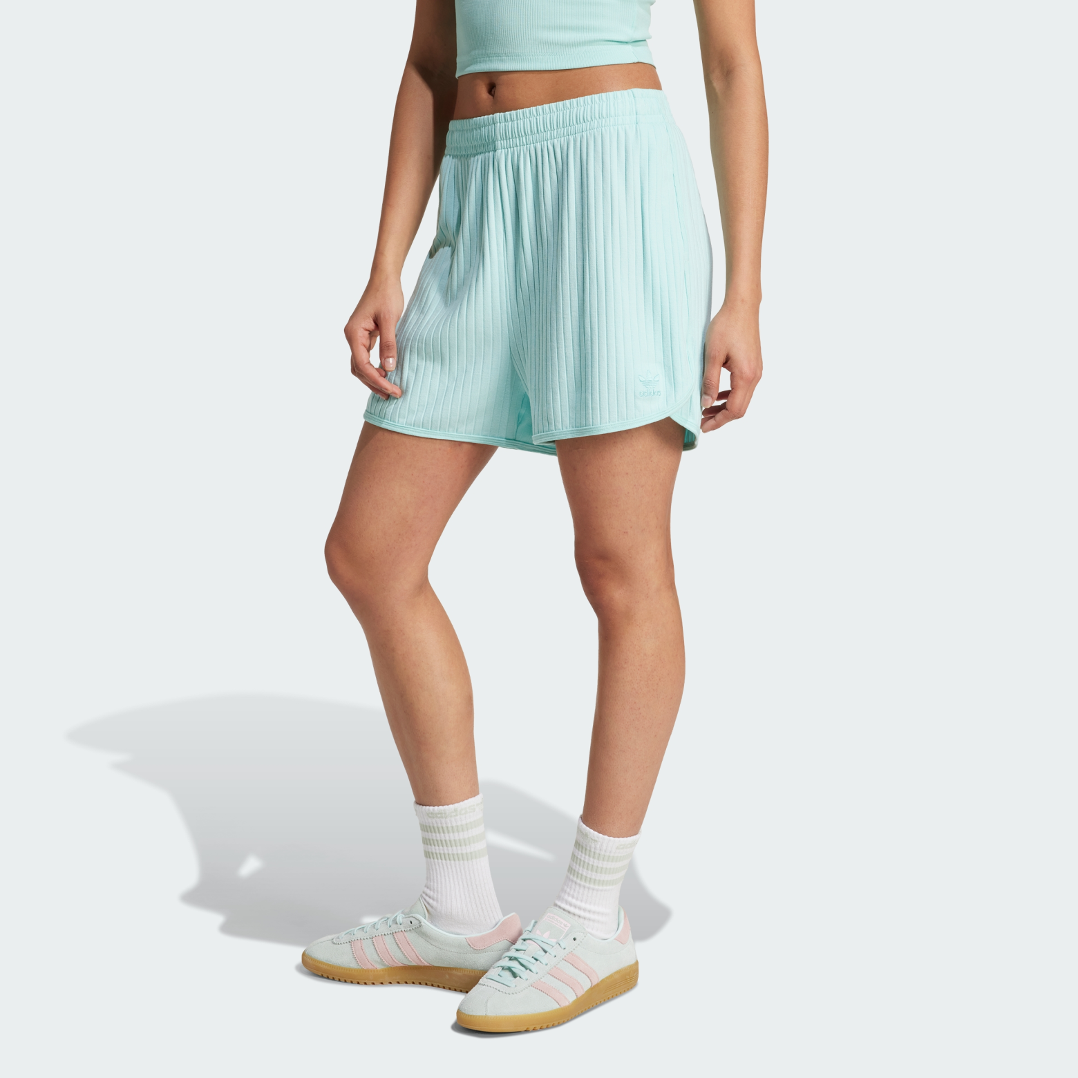 Шорты Essentials Wide Rib Sprinter Originals JD5163 — Сайт adidas