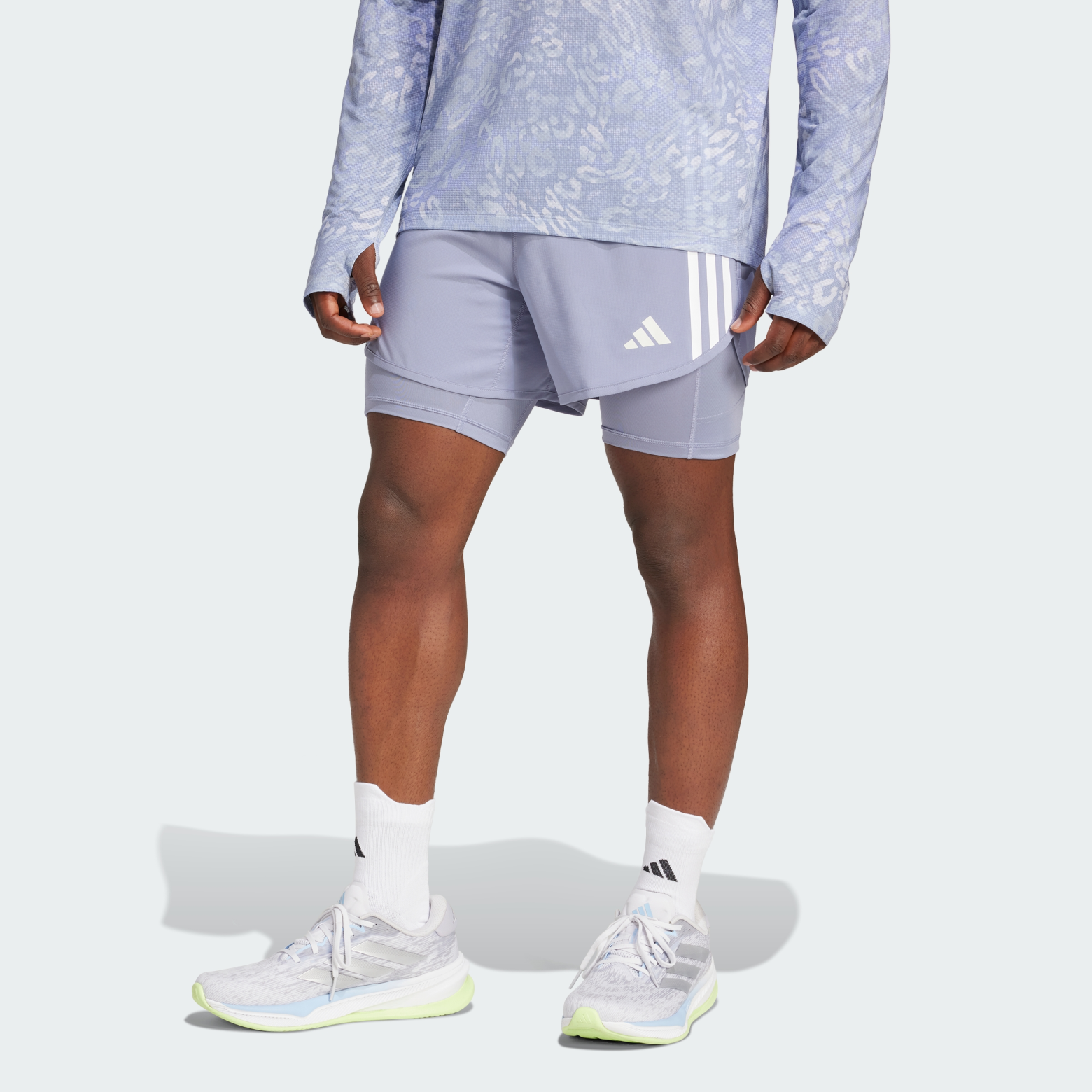 Шорти Own The Run 3-Stripes 2-в-1 Performance JD2321 16
