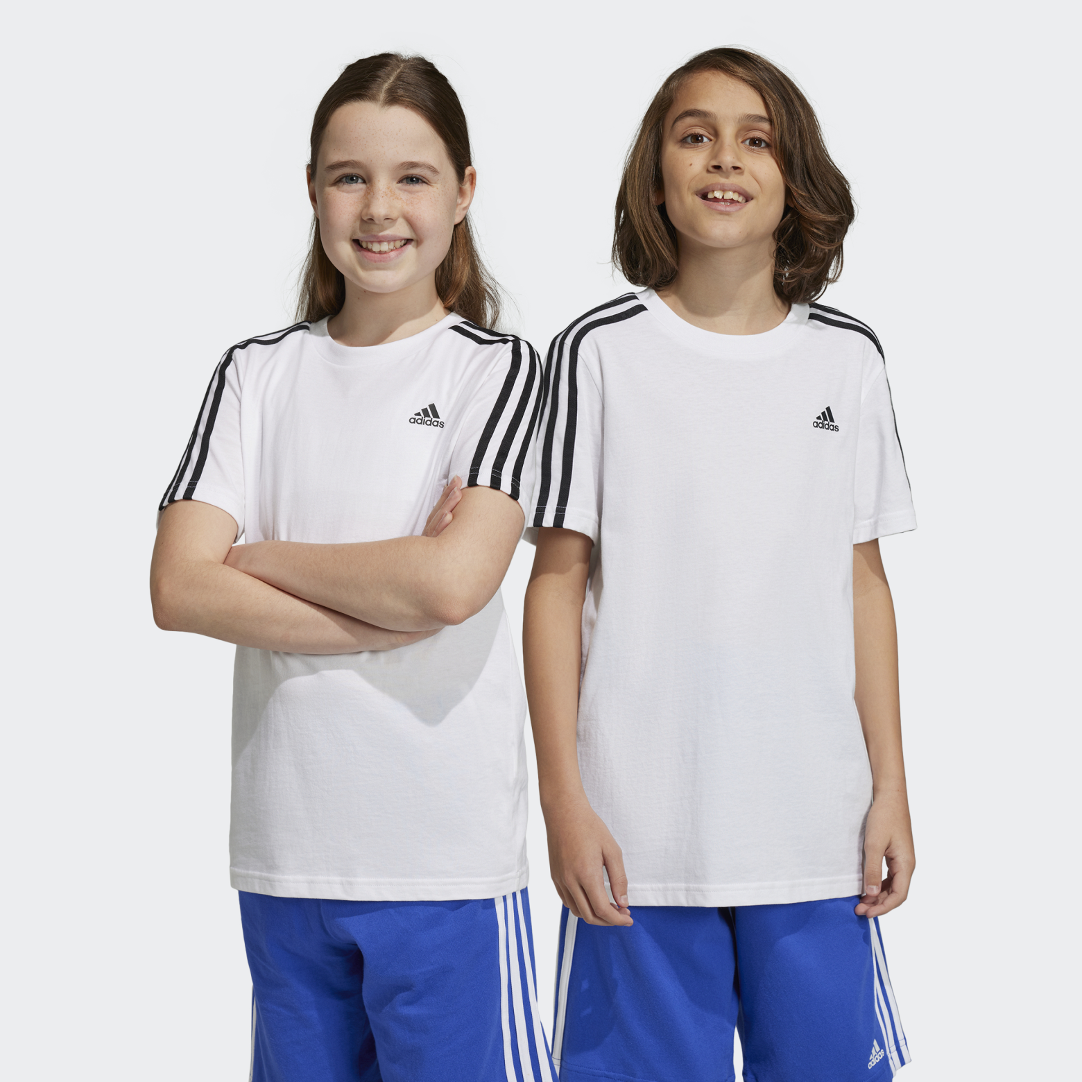 Футболка Essentials 3-Stripes Cotton Sportswear IC0605 1