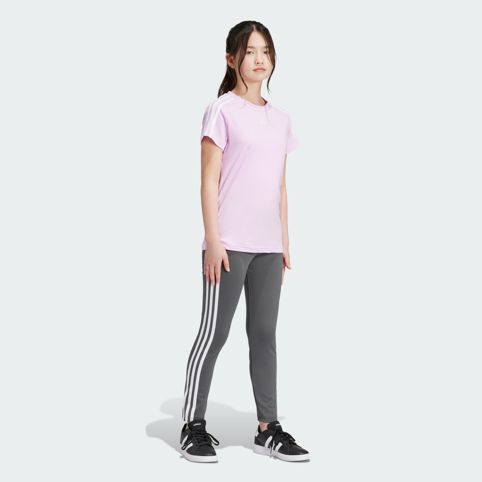 Essentials AEROREADY 3-Stripes High-Waisted леггинсы Performance IR7517 1