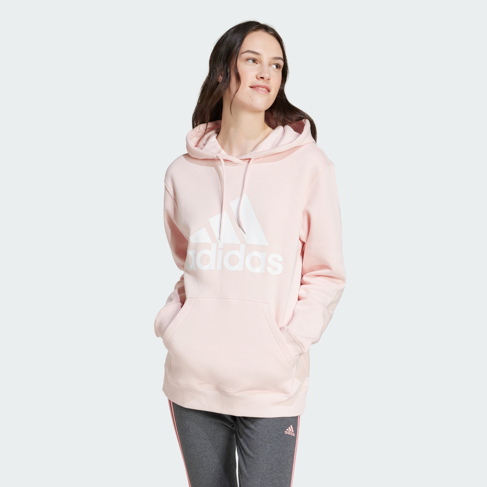 Худи Essentials Big Logo Regular Fleece Sportswear IY4310 1