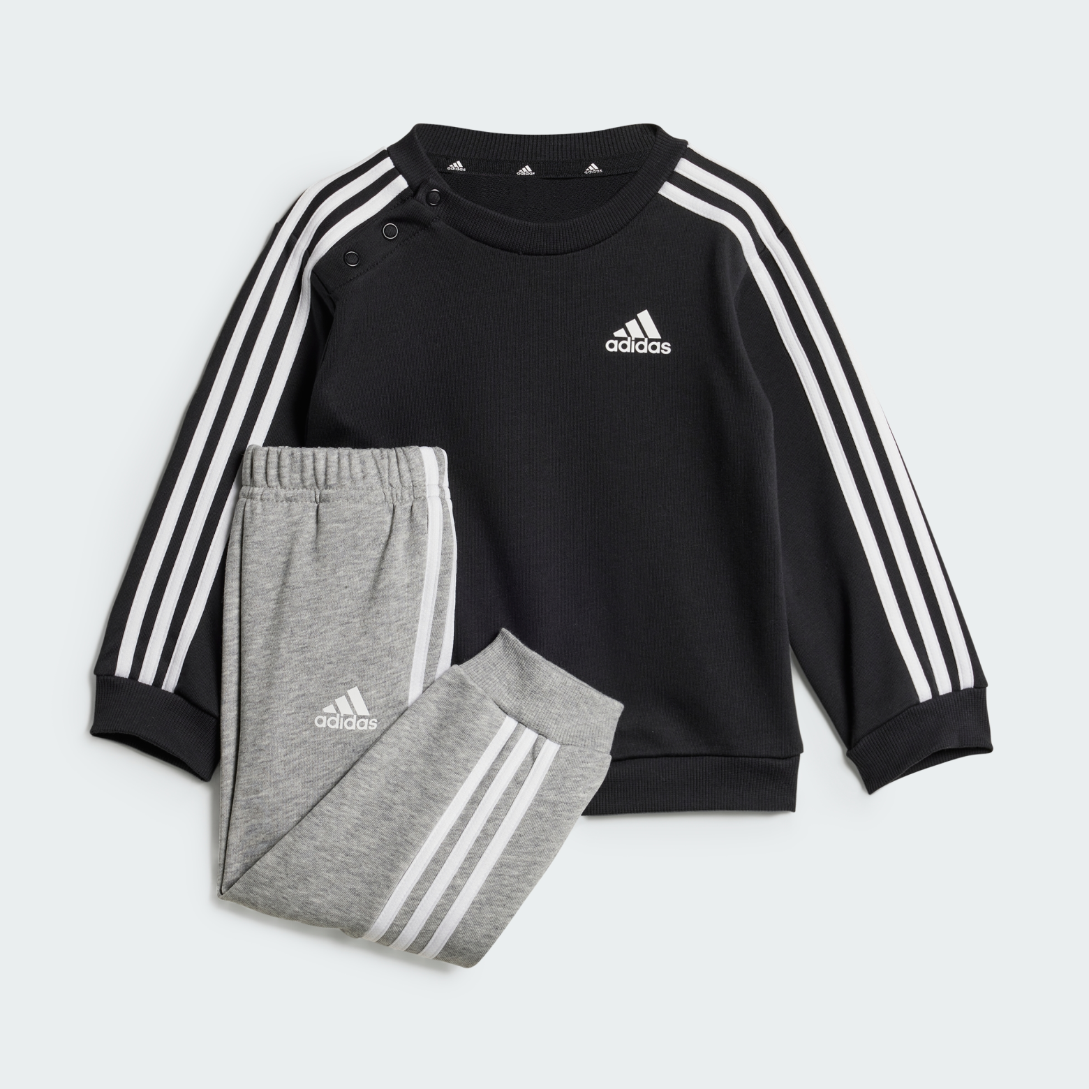 Комплект: свитшот, джоггеры Essentials 3-Stripes Sportswear IV7391 1