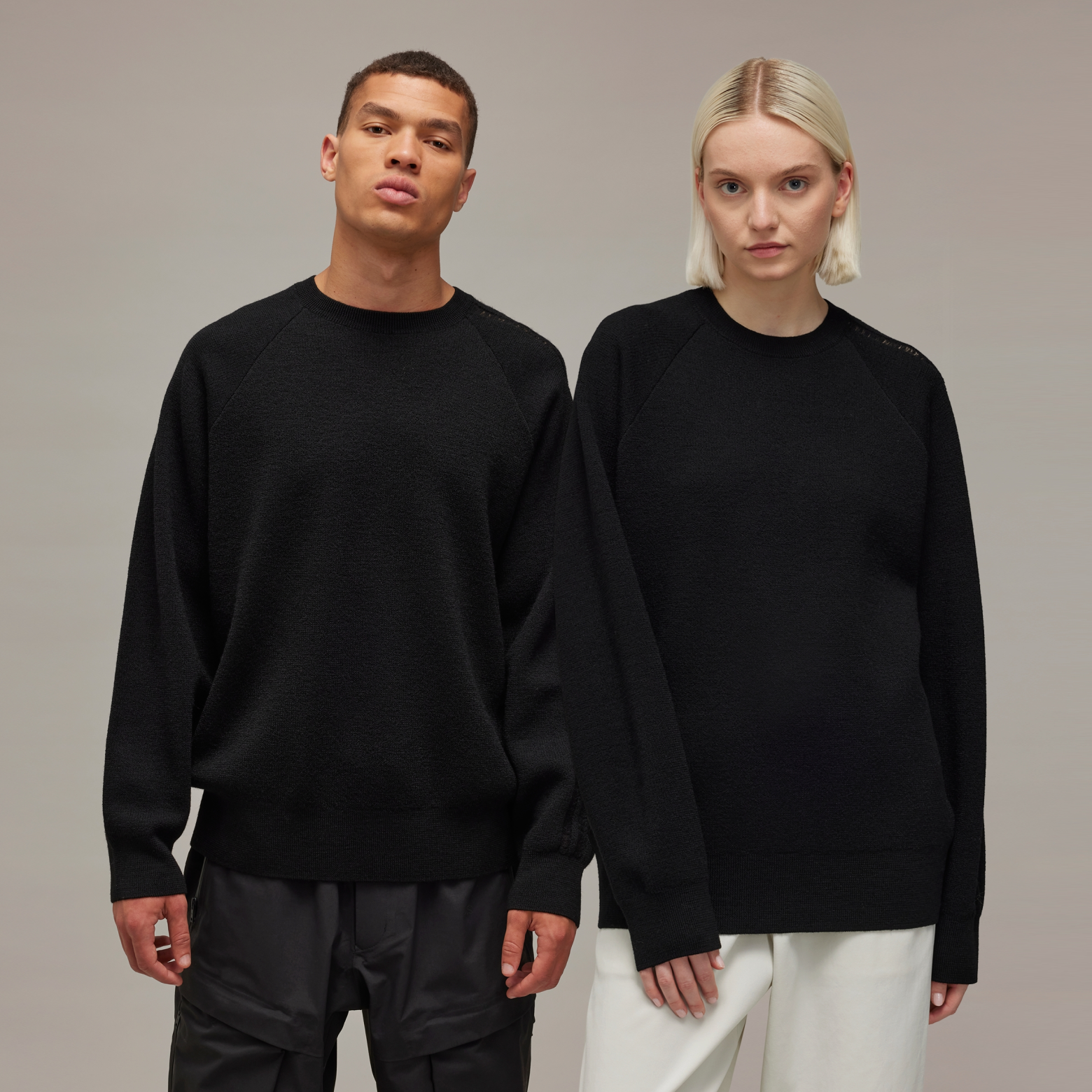 Y-3 Logo Knit Crew свитеры Y-3 IW7483 1