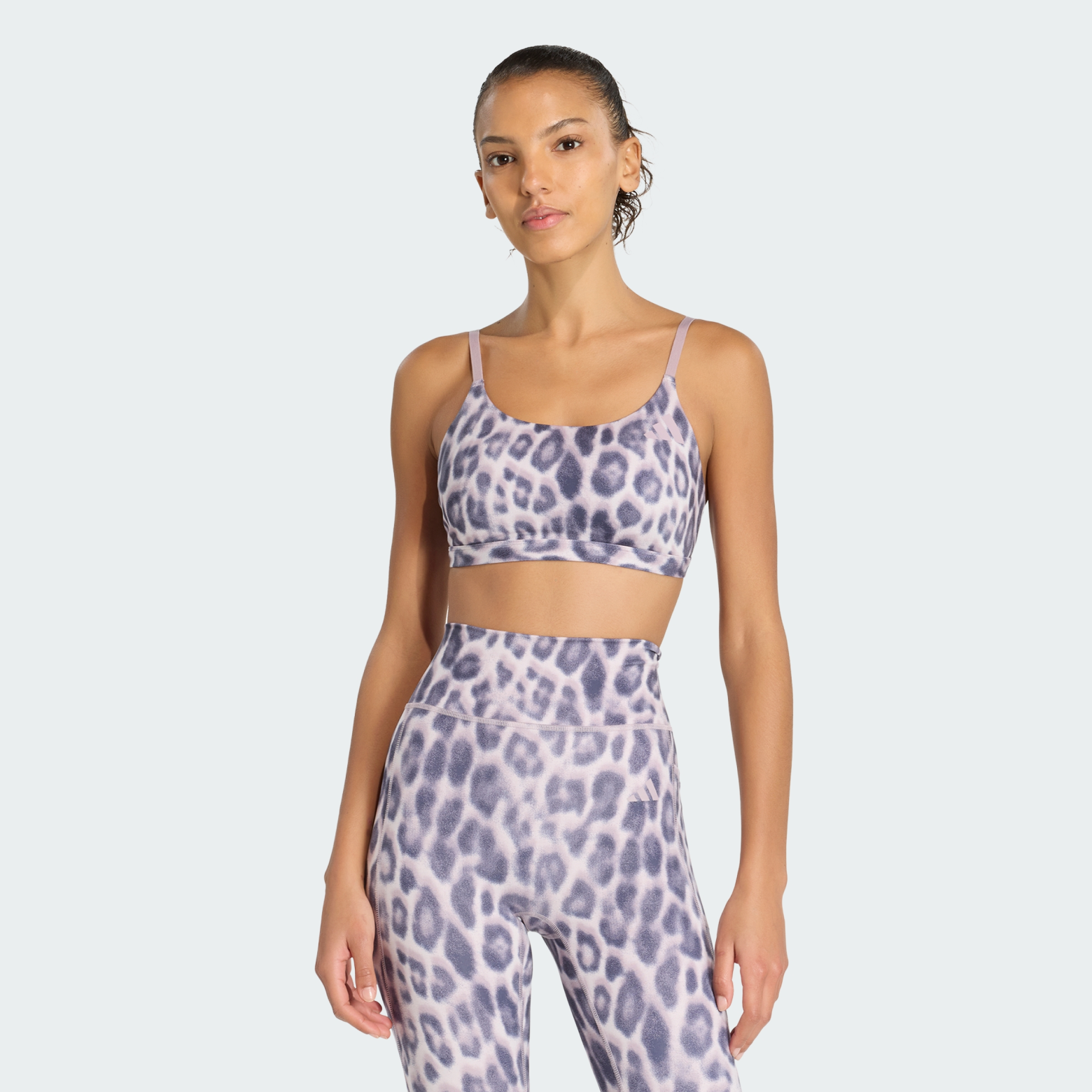 Optime Essentials Workout Leopard Light Support брасы Performance ...