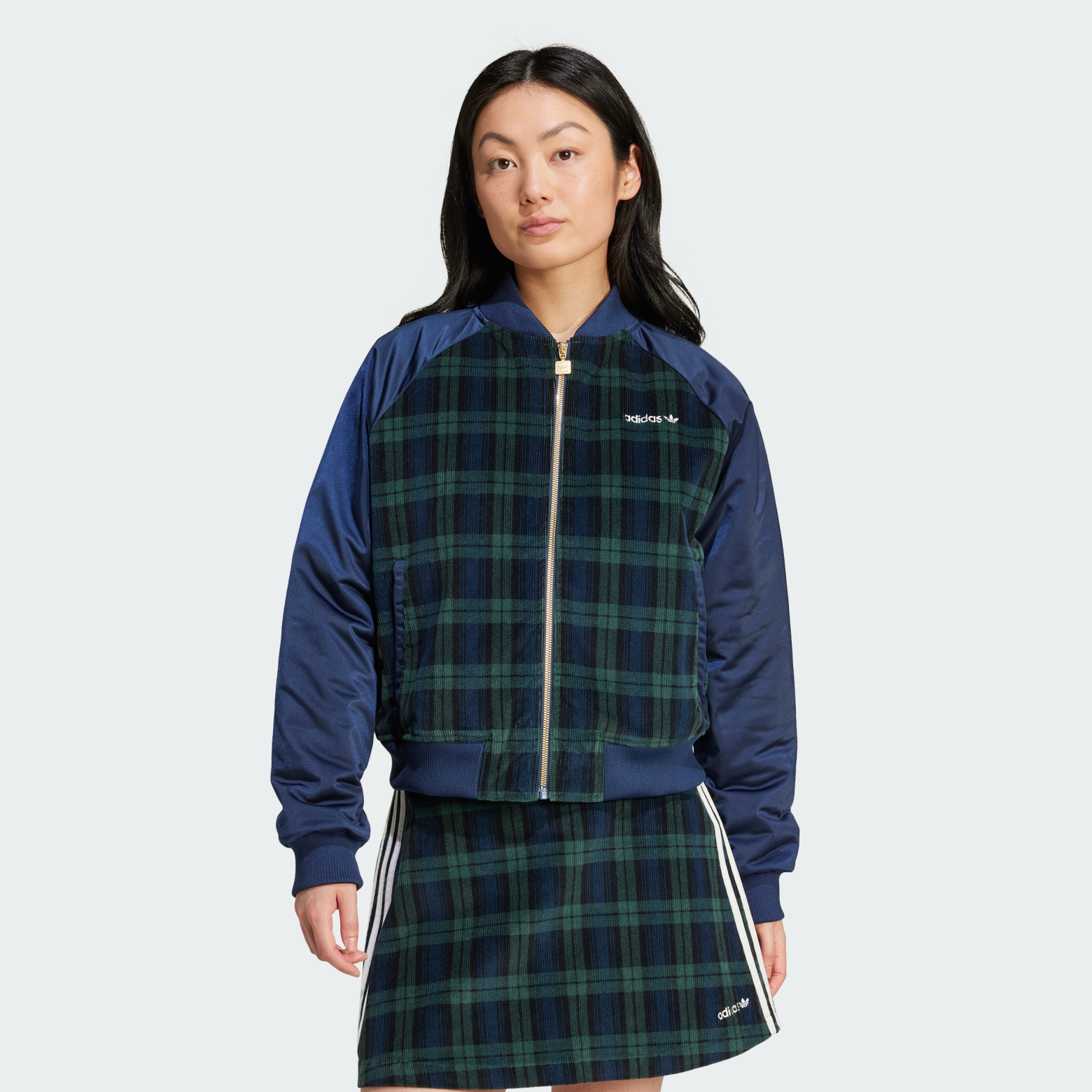 Бомбер Tartan Collegiate Originals IX1040 1